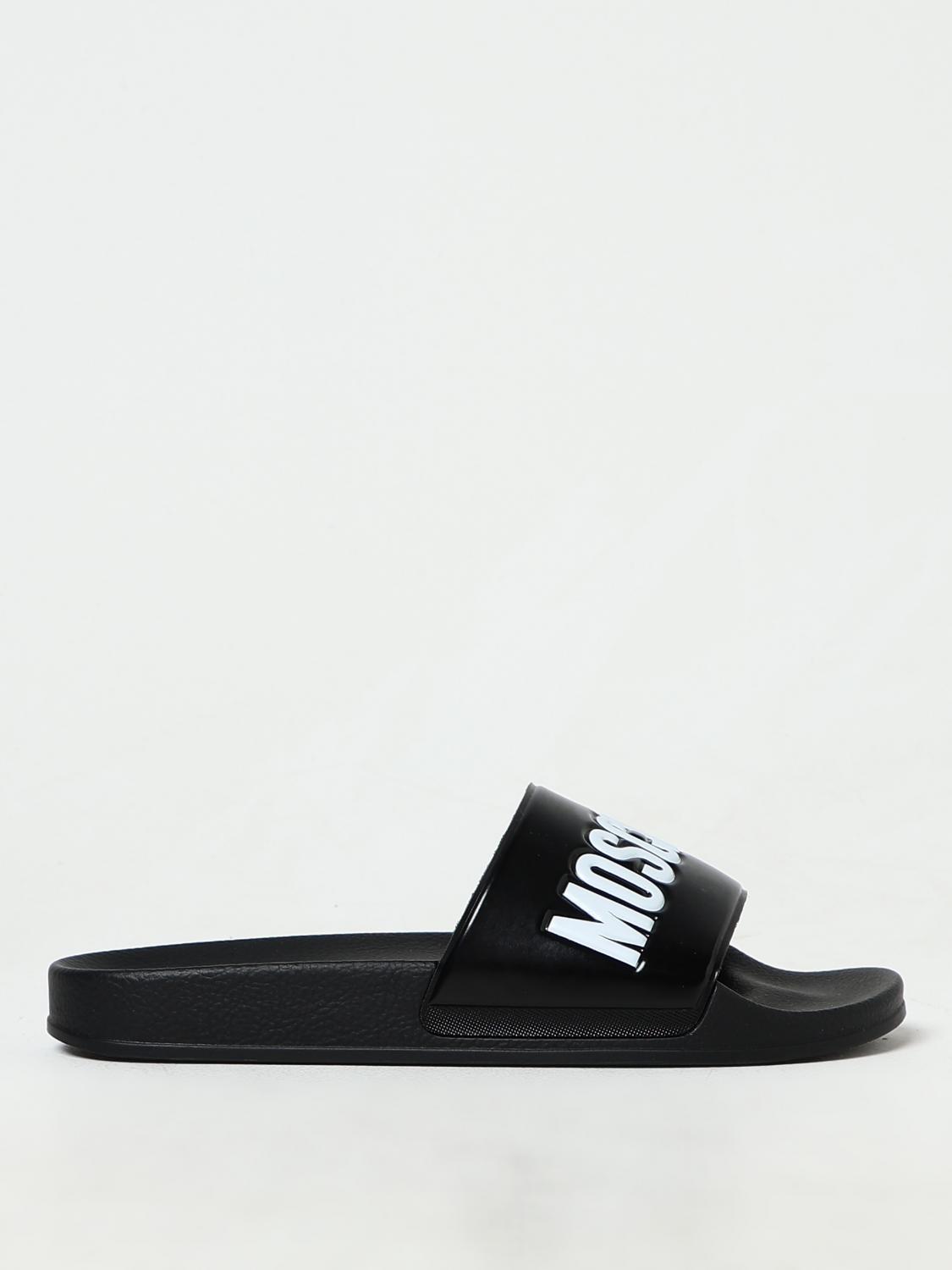 Shop Moschino Couture Sandals  Men Color Black