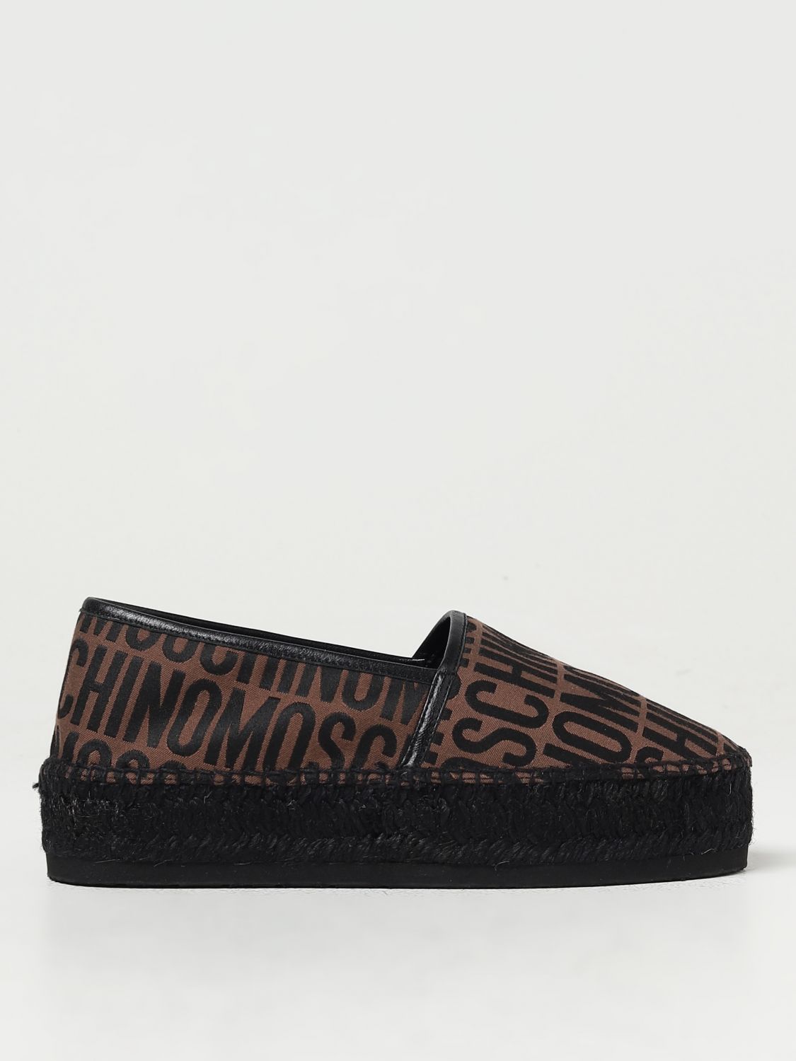 Shop Moschino Couture Espadrilles  Woman Color Brown