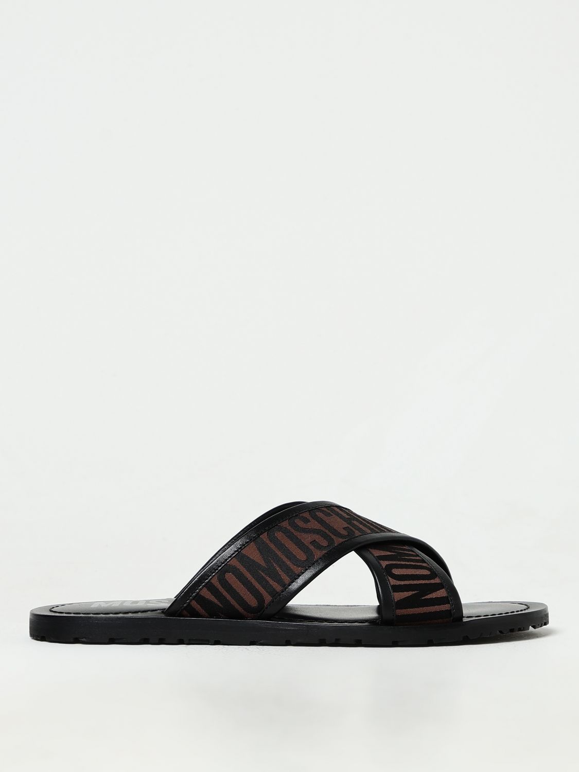 Shop Moschino Couture Sandals  Men Color Brown