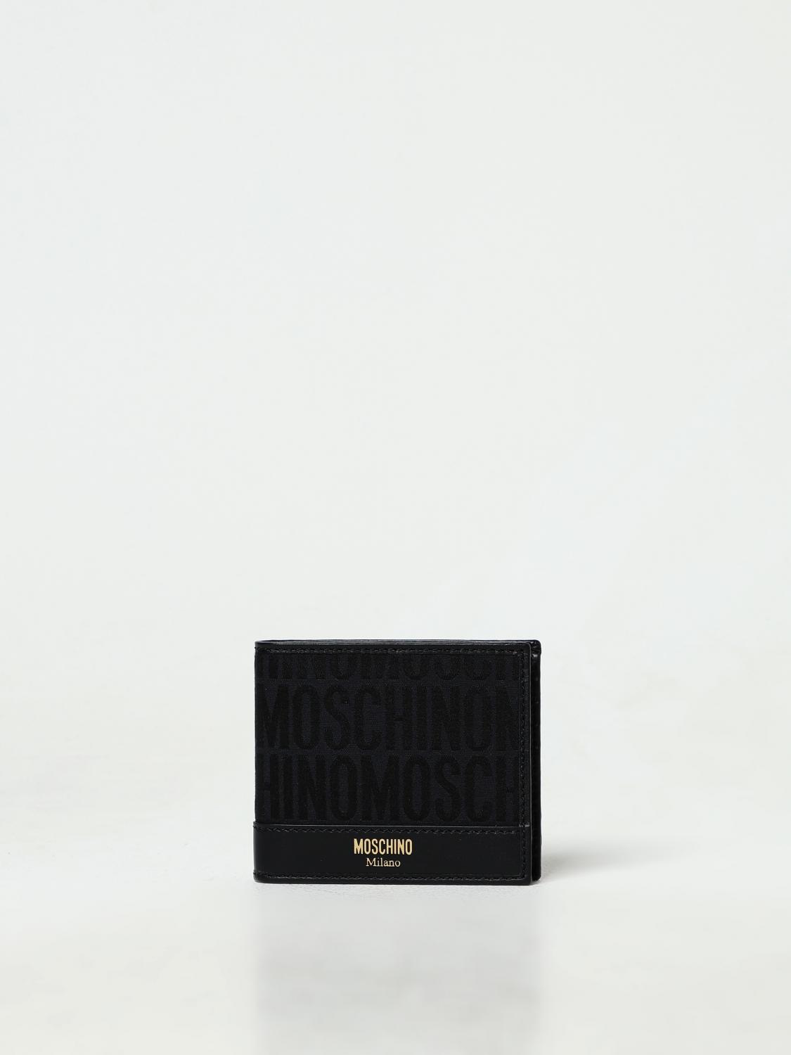 Shop Moschino Couture Wallet  Men Color Black