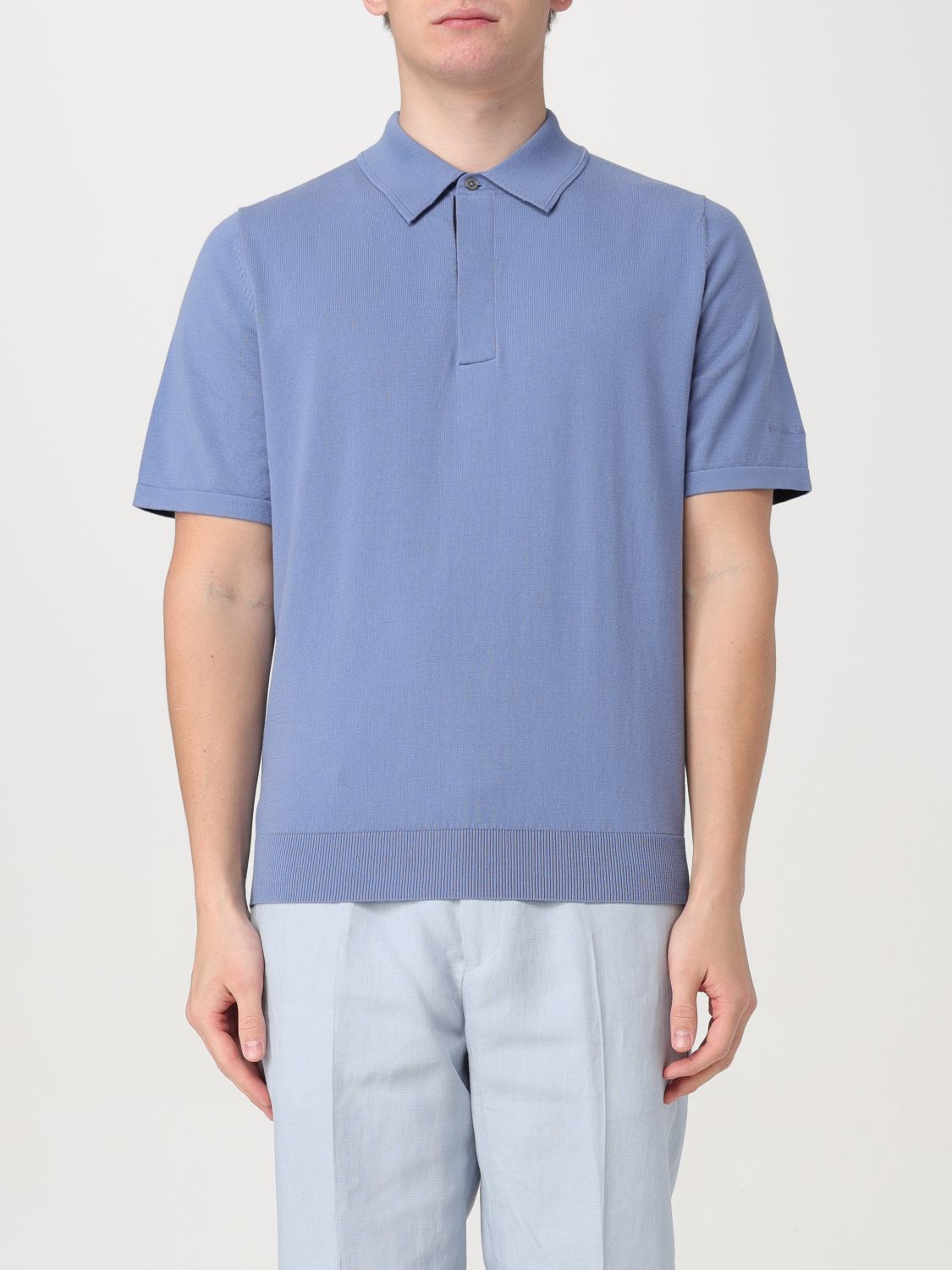 Shop Paul Smith Polo Shirt  Men Color Blue