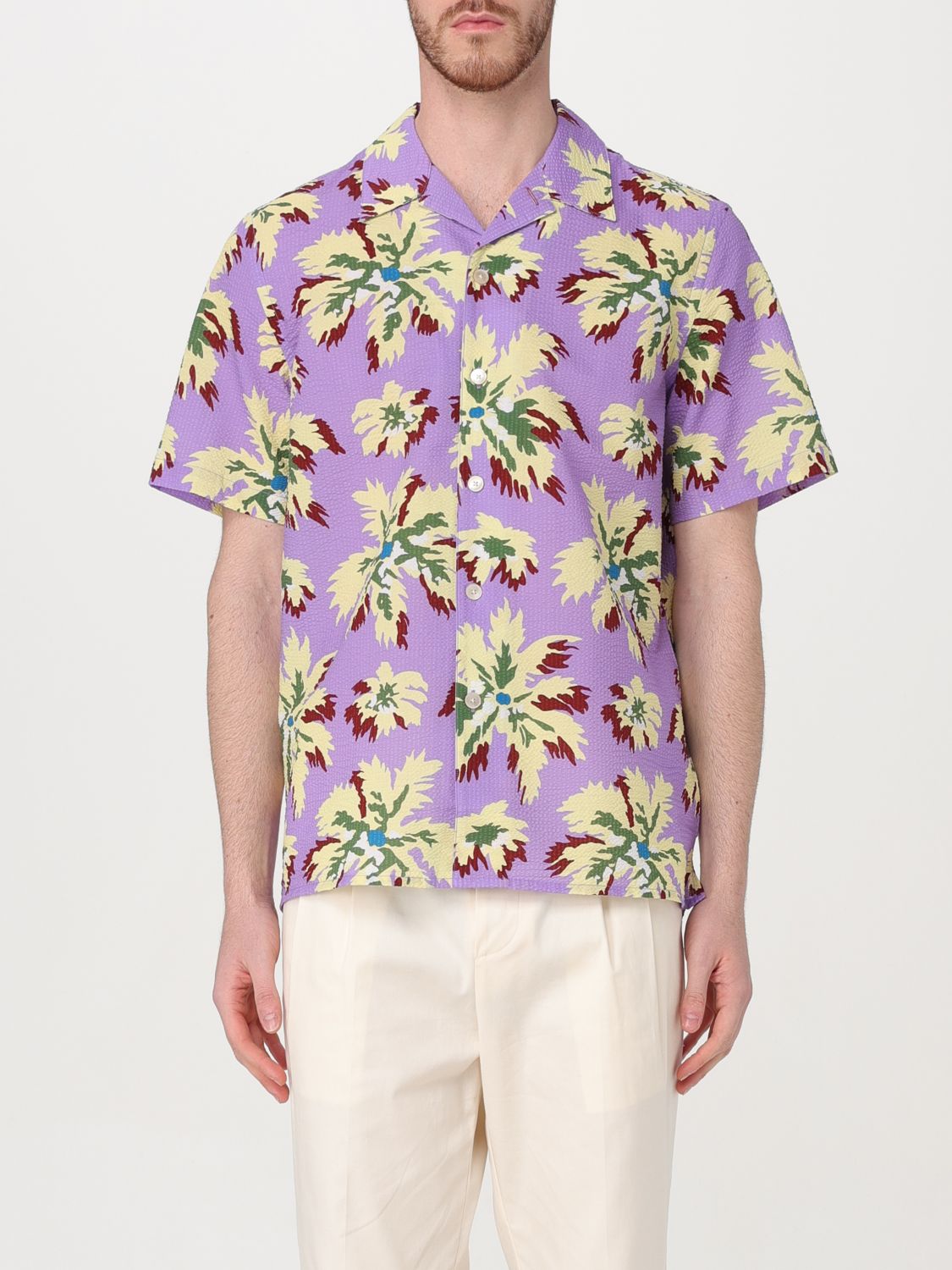 Paul Smith Shirt  Men Color Lilac