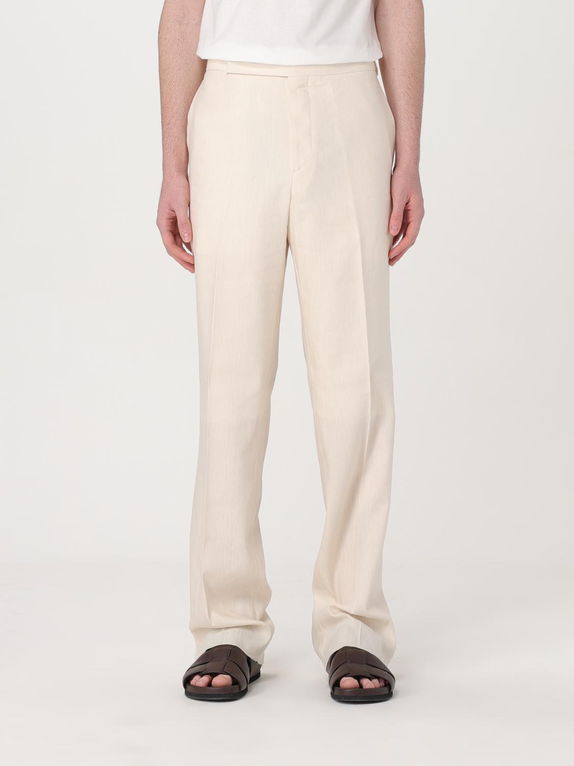 LARDINI PANTS LARDINI MEN COLOR BEIGE,F38373022