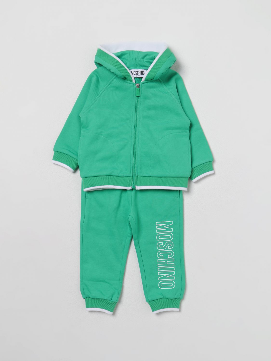 Shop Moschino Baby Romper  Kids Color Green