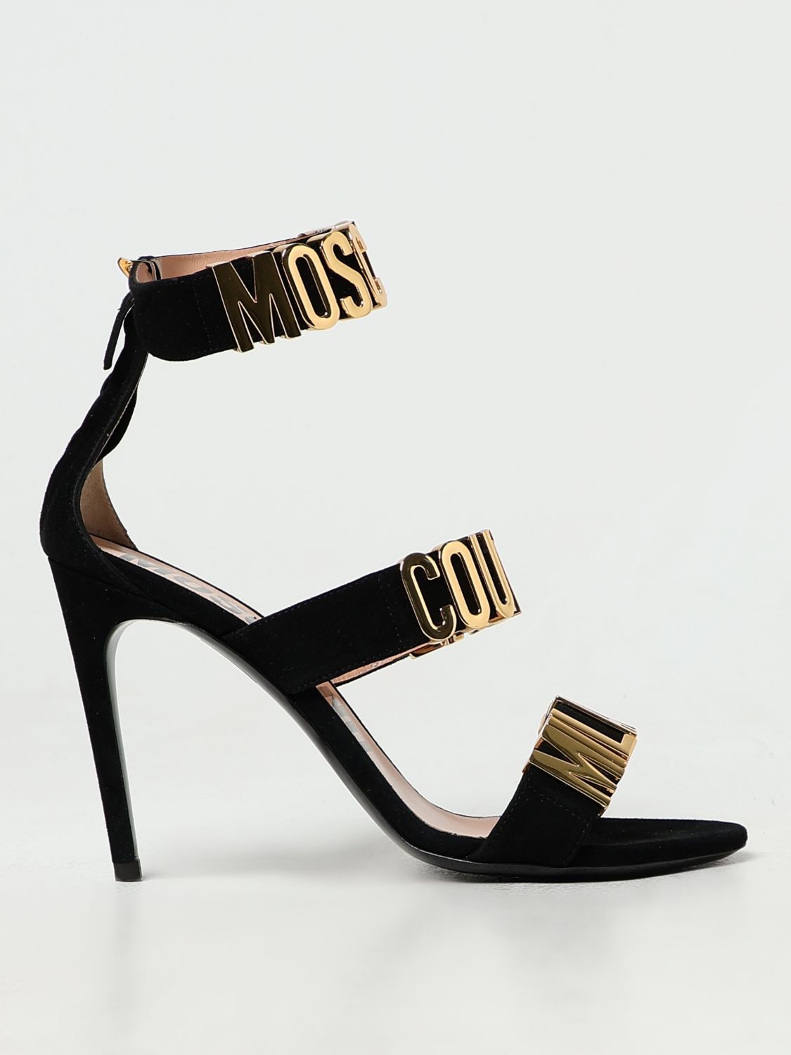 Shop Moschino Couture Heeled Sandals  Woman Color Black