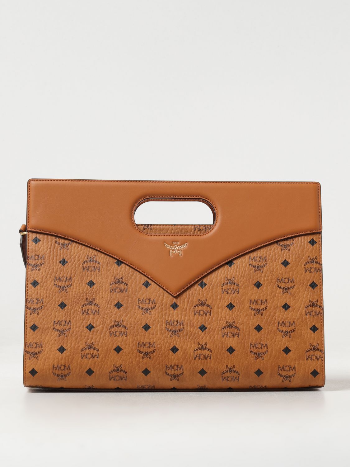 Shop Mcm Handbag  Woman Color Camel