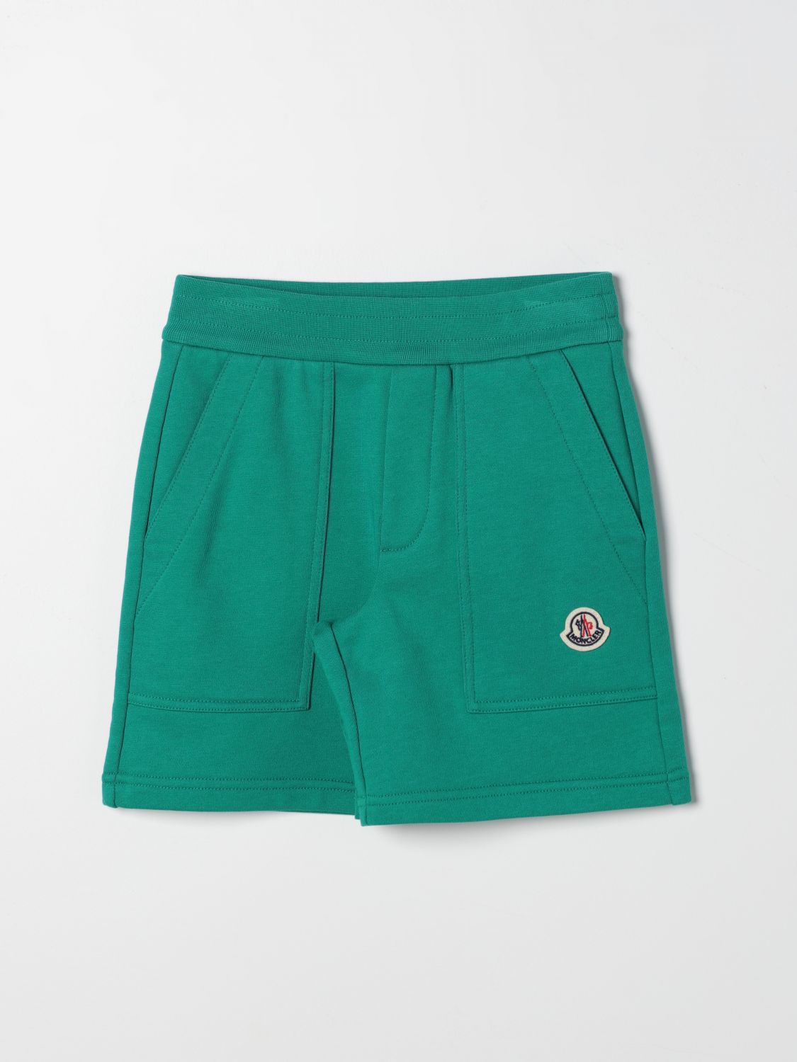 Moncler Shorts  Kids Color Green