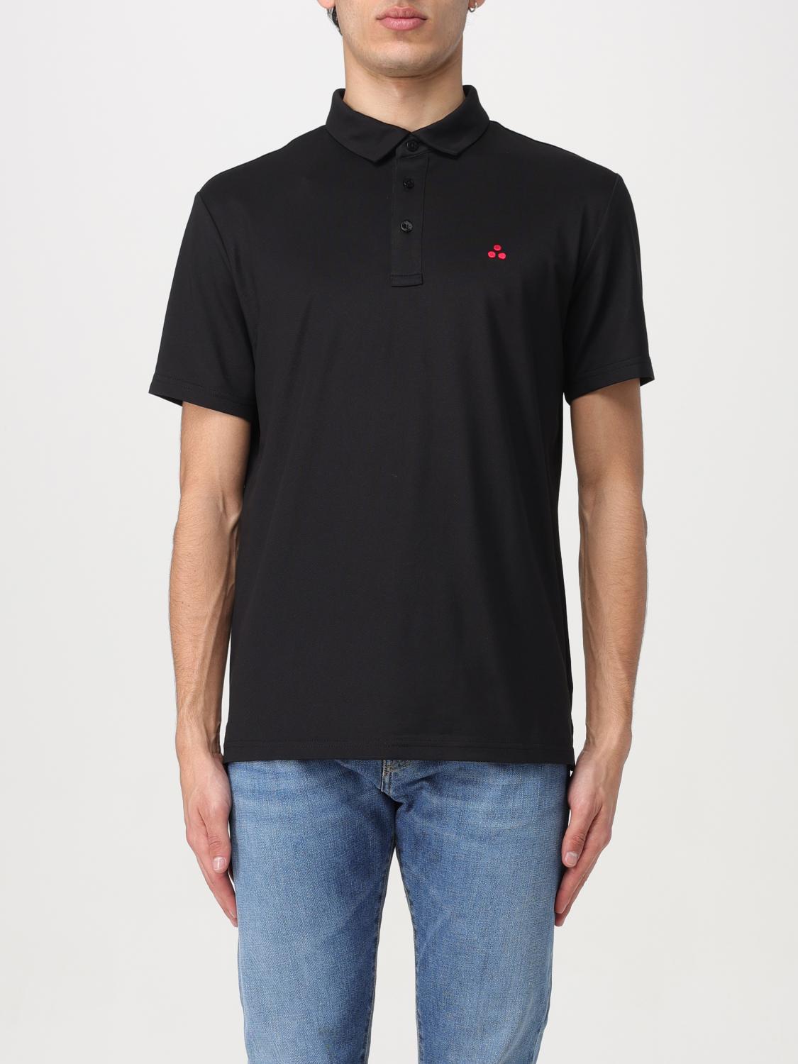 Shop Peuterey Polo Shirt  Men Color Black