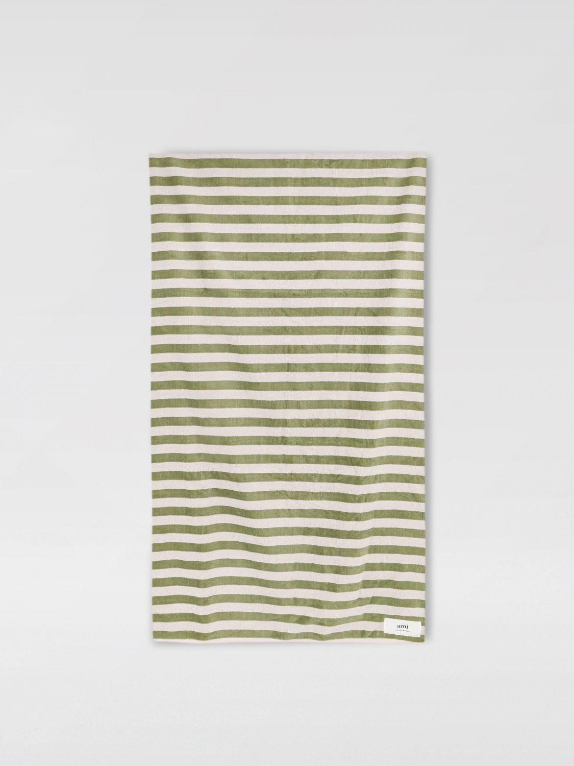 Shop Ami Alexandre Mattiussi Beach Towel Ami Paris Men Color Green