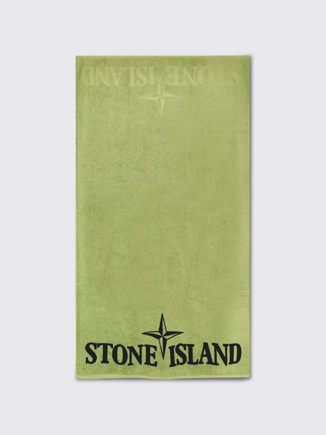 Shop Stone Island Beach Towel  Men Color Yellow