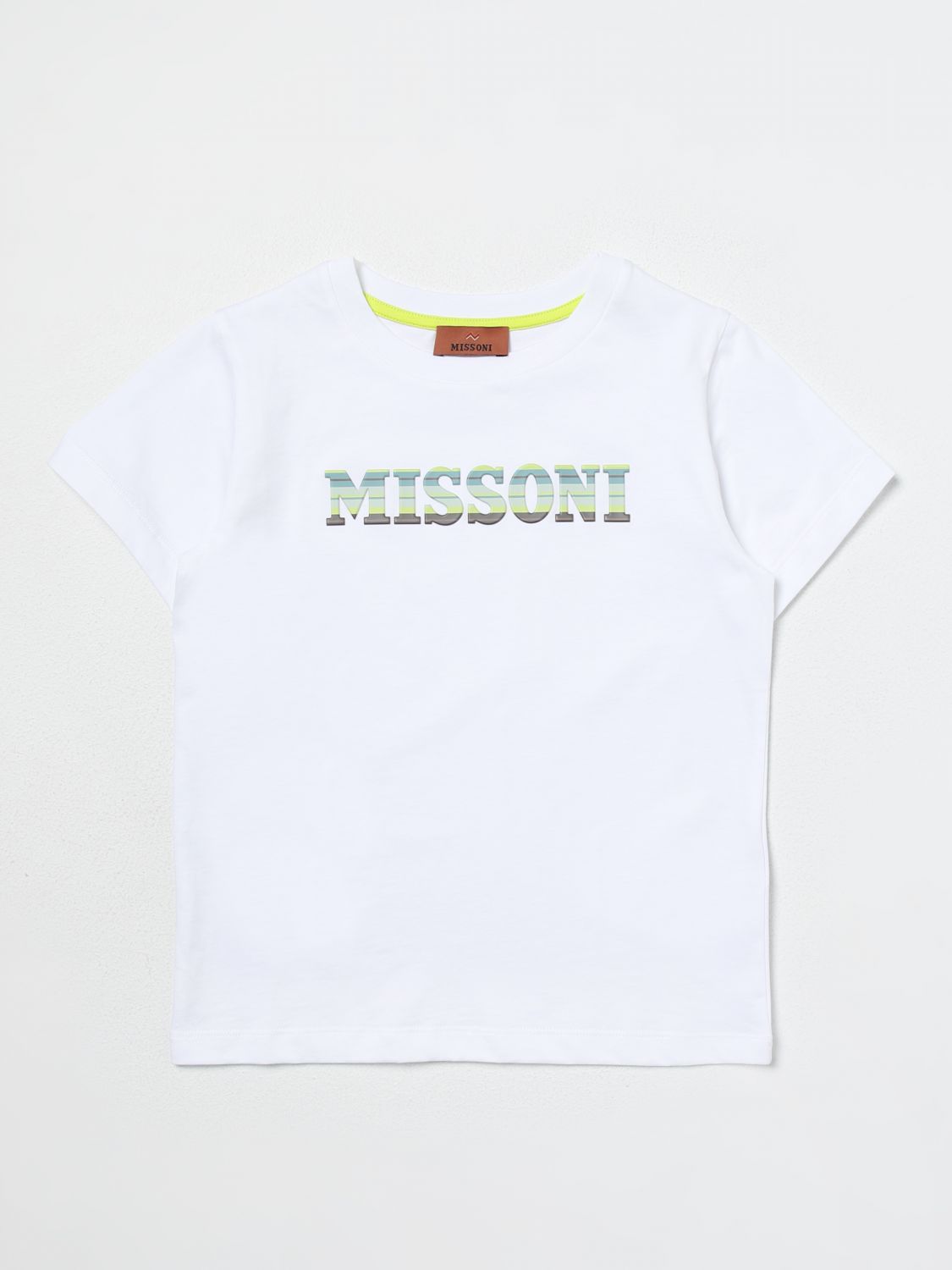 T恤 MISSONI KIDS 儿童 颜色 白色