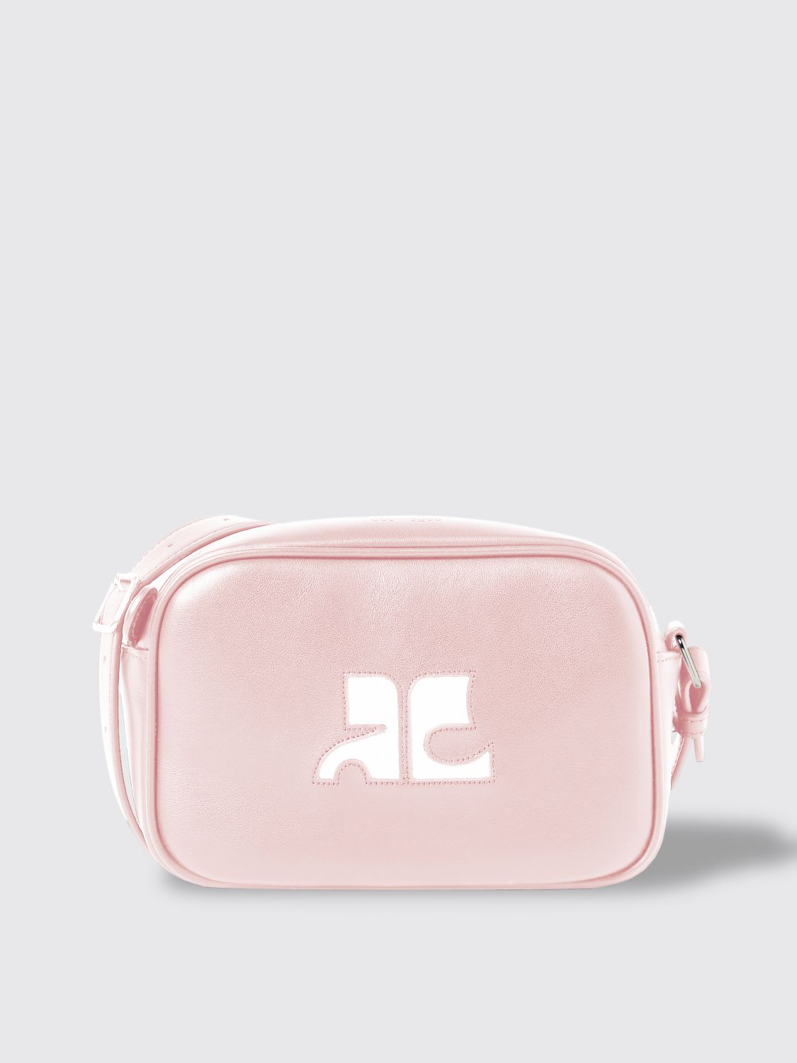 Shop Courrèges Shoulder Bag  Men Color Pink