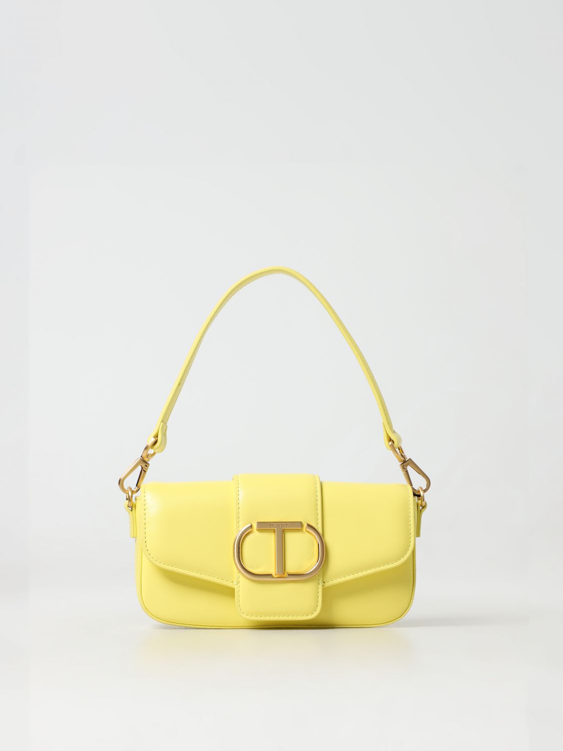 Shop Twinset Shoulder Bag  Woman Color Yellow