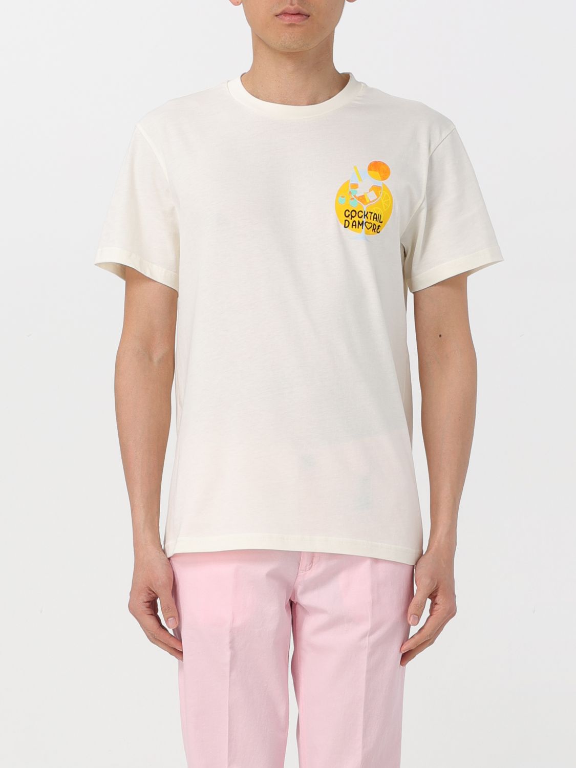 Manuel Ritz T-shirt  Men Color Yellow Cream