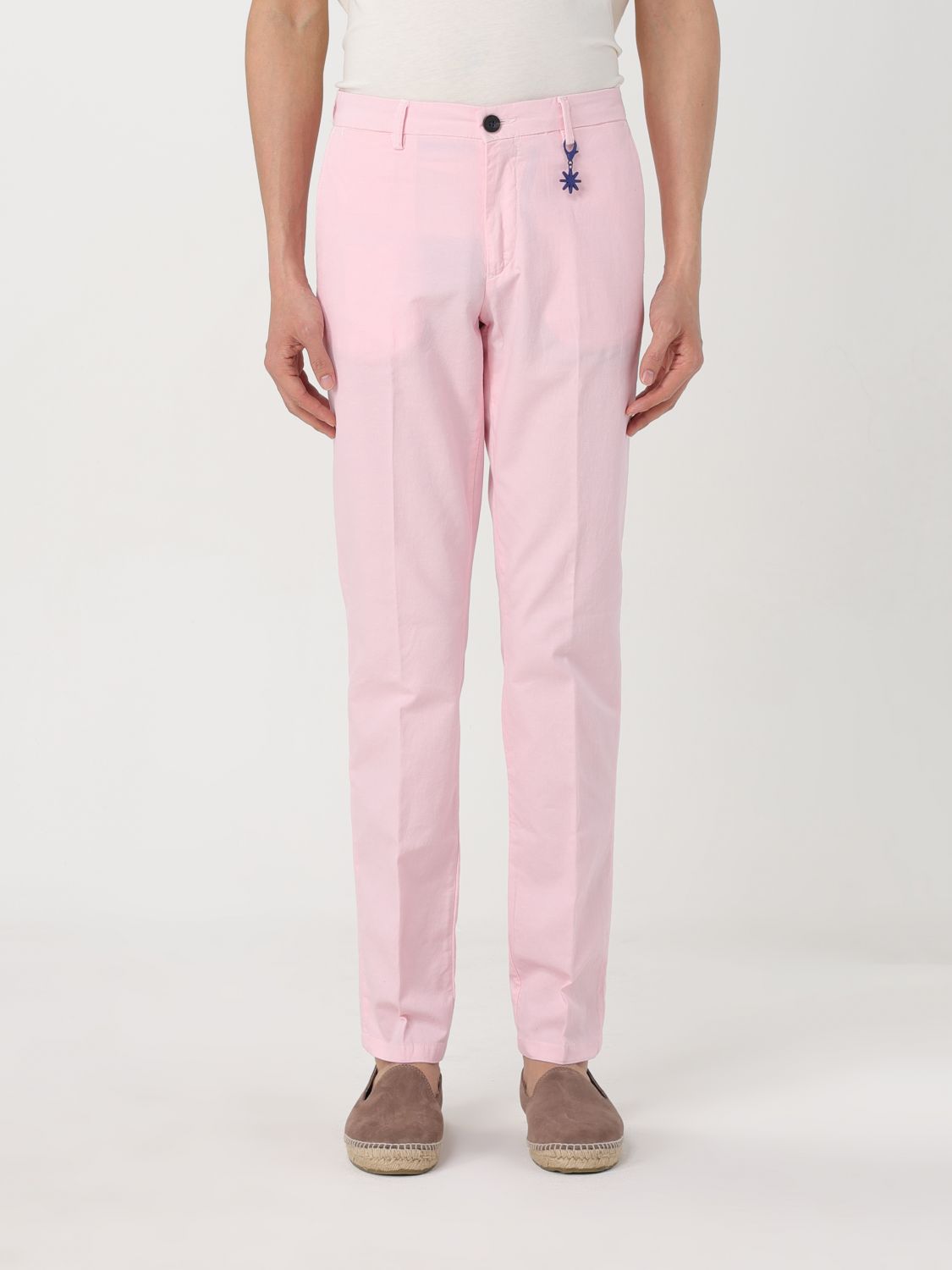 Manuel Ritz Trousers  Men Colour Pink