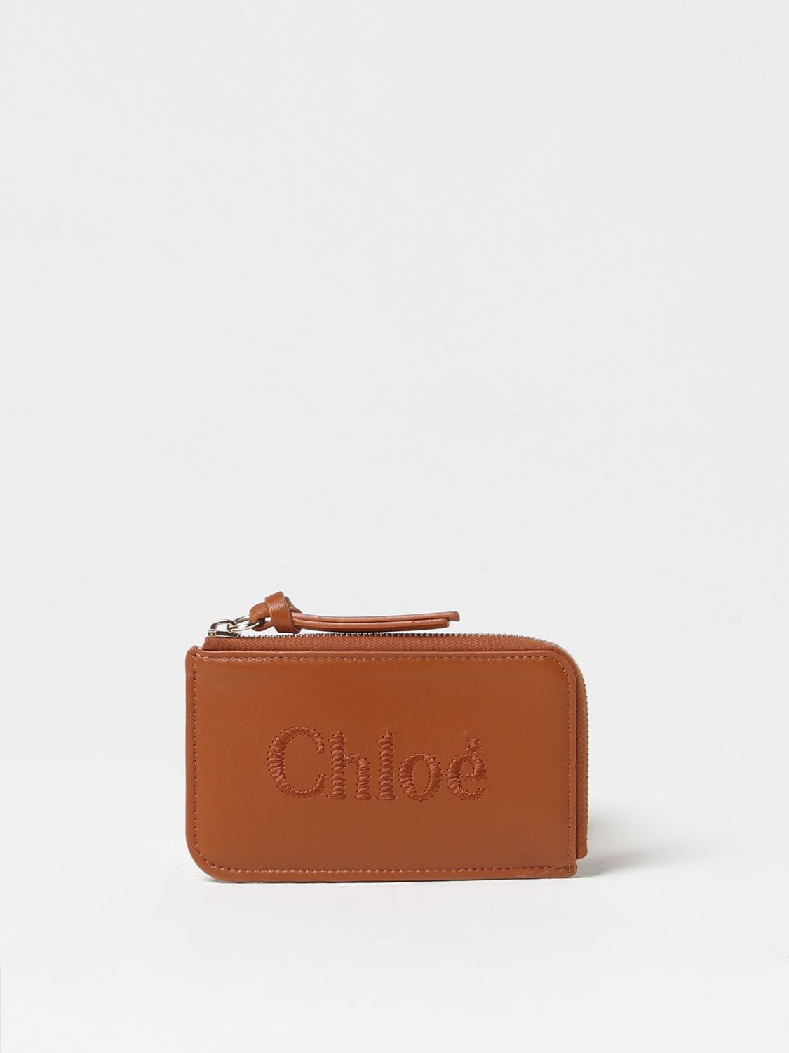 Shop Chloé Wallet  Woman Color Brown
