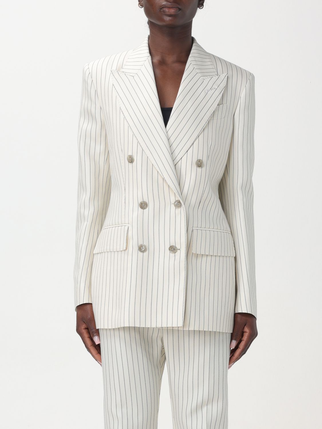 Shop Tom Ford Jacket  Woman Color White