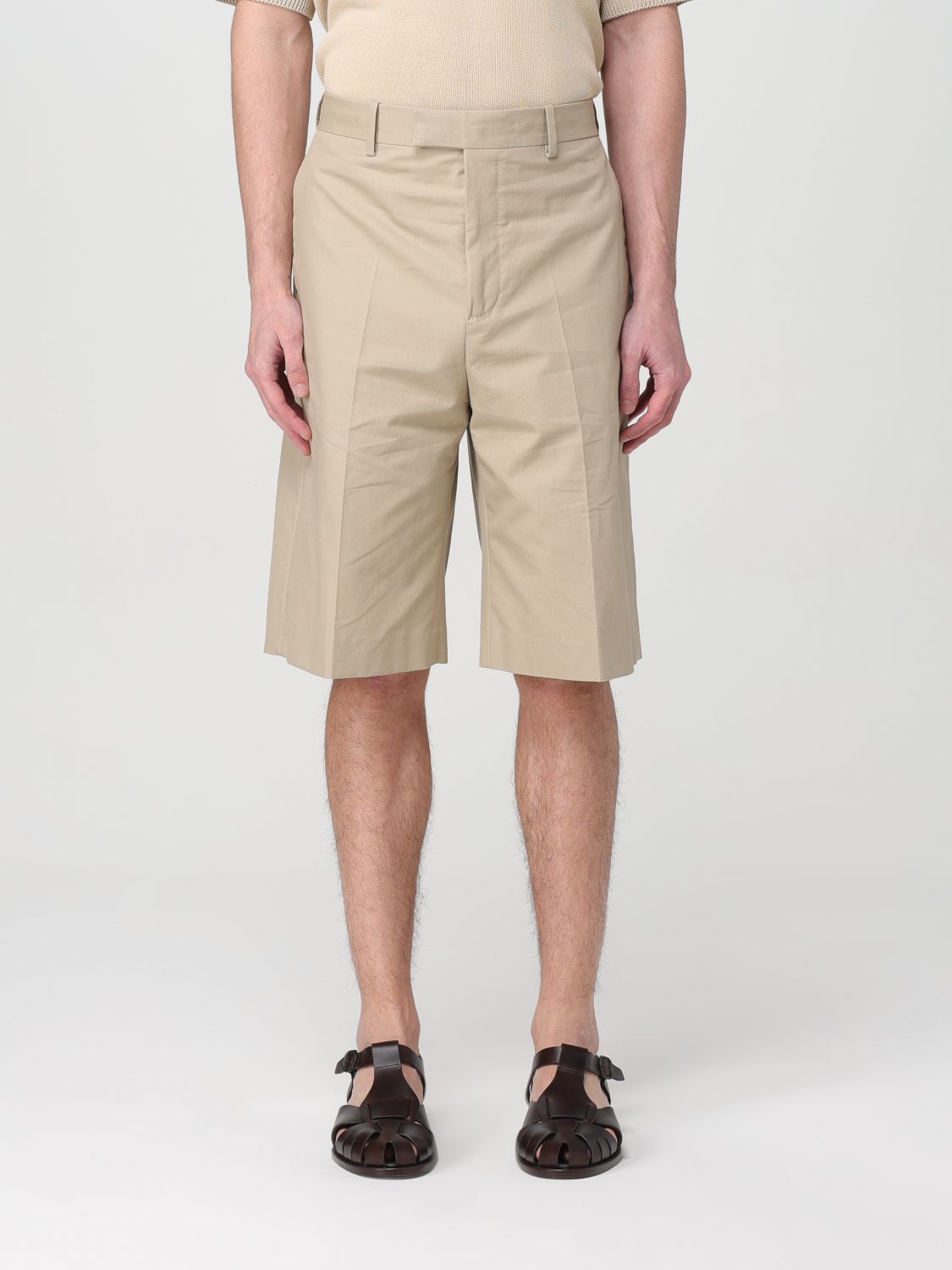 Shop Ferragamo Short  Men Color Beige