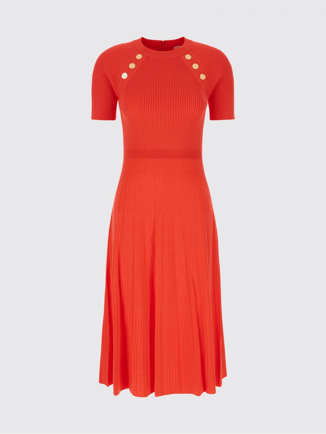 Michael Kors Dress  Woman Color Coral In Animal Print