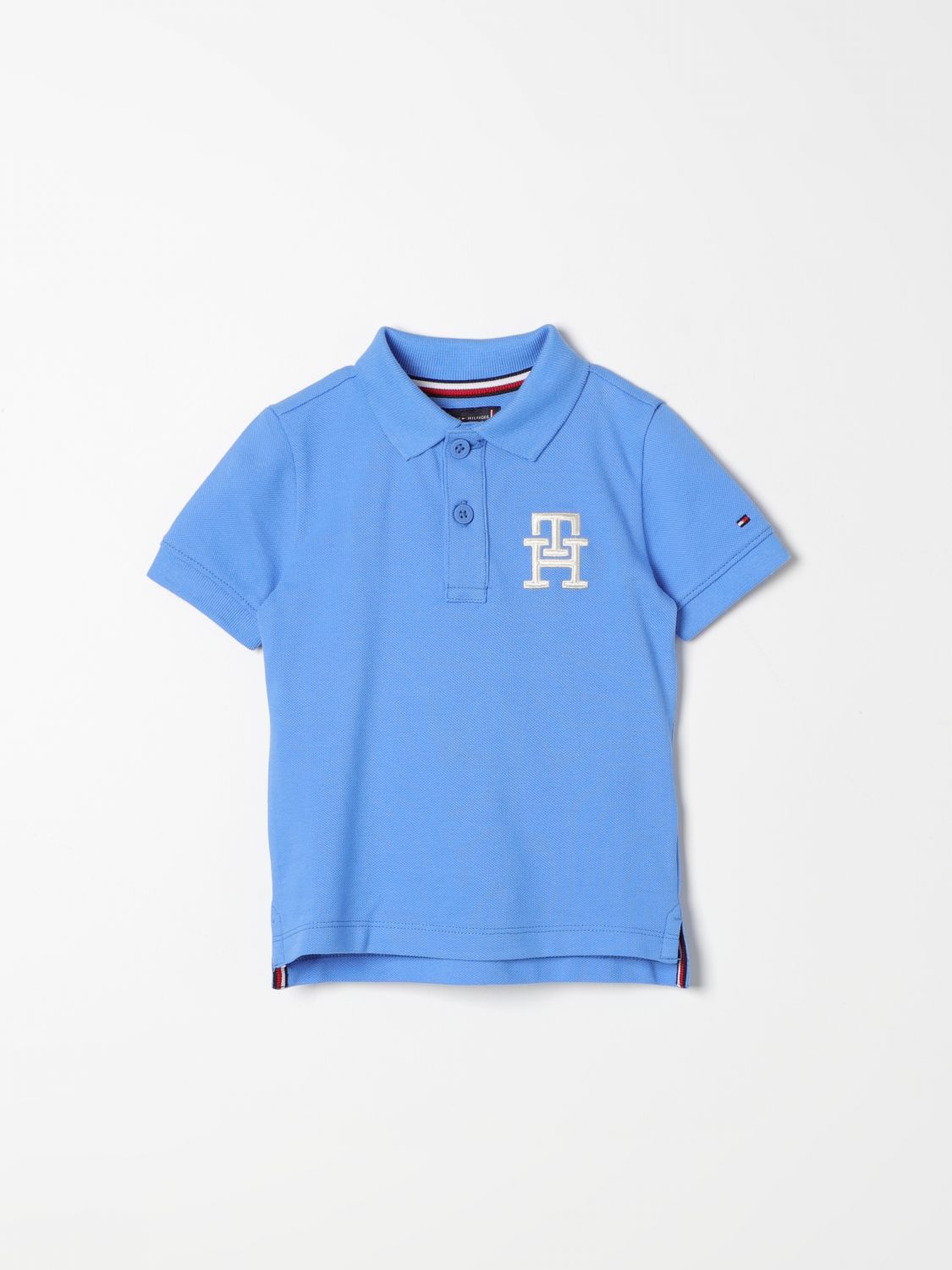 Shop Tommy Hilfiger T-shirt  Kids Color Gnawed Blue