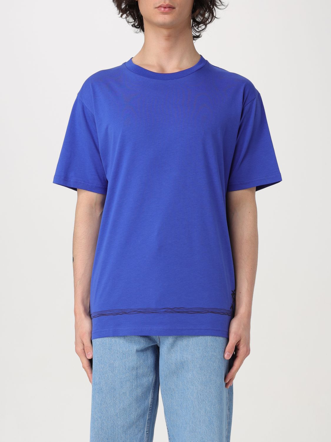 Shop Peuterey T-shirt  Men Color Blue