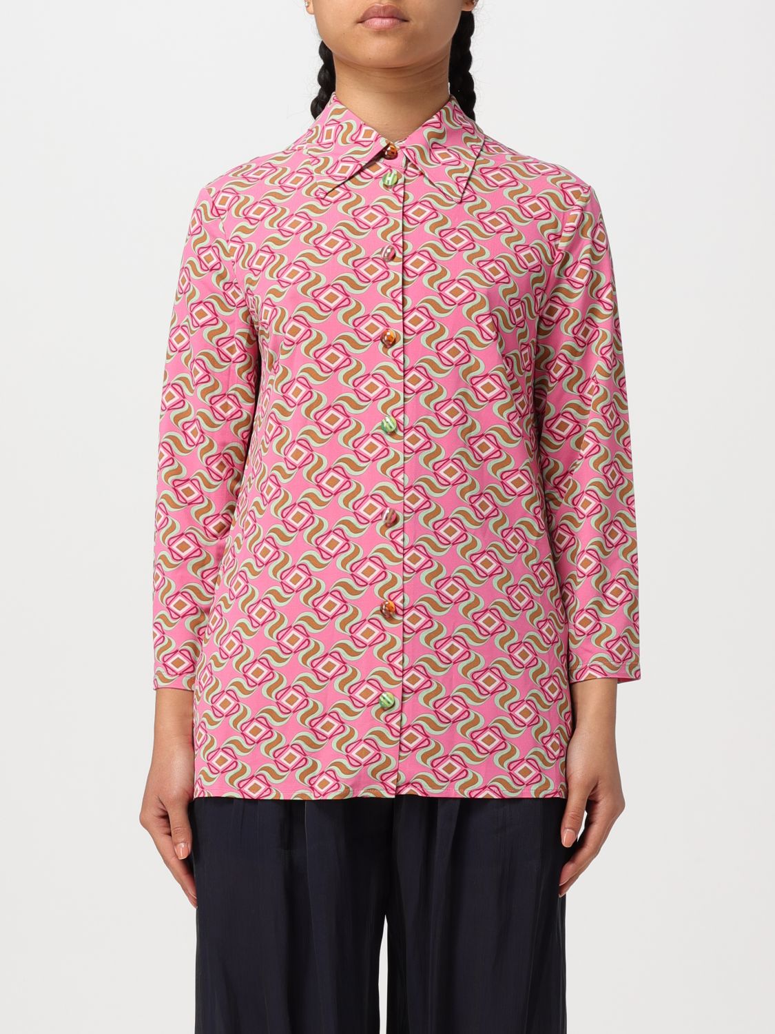 Shop Maliparmi Shirt  Woman Color Fa01
