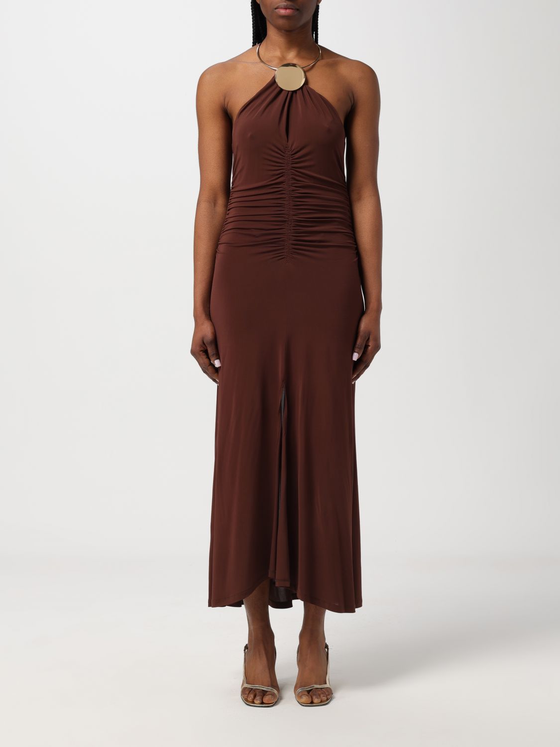 Simona Corsellini Dress  Woman Colour Brown