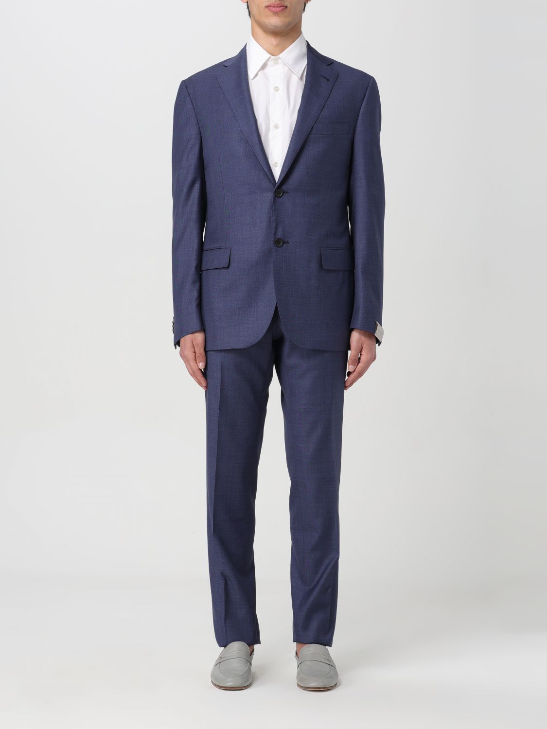 Corneliani Suit  Men Color Blue