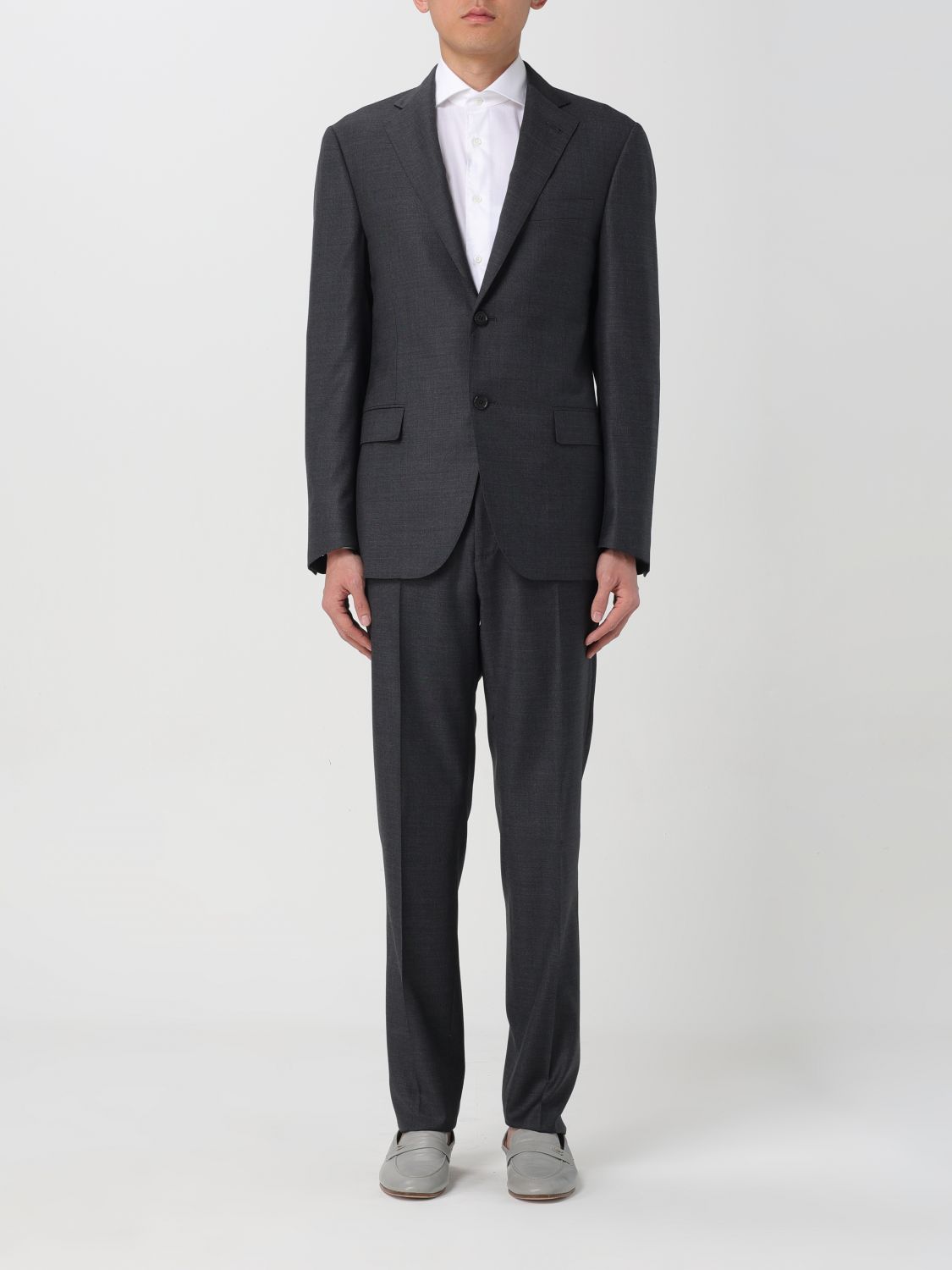 Corneliani Suit  Men Color Grey