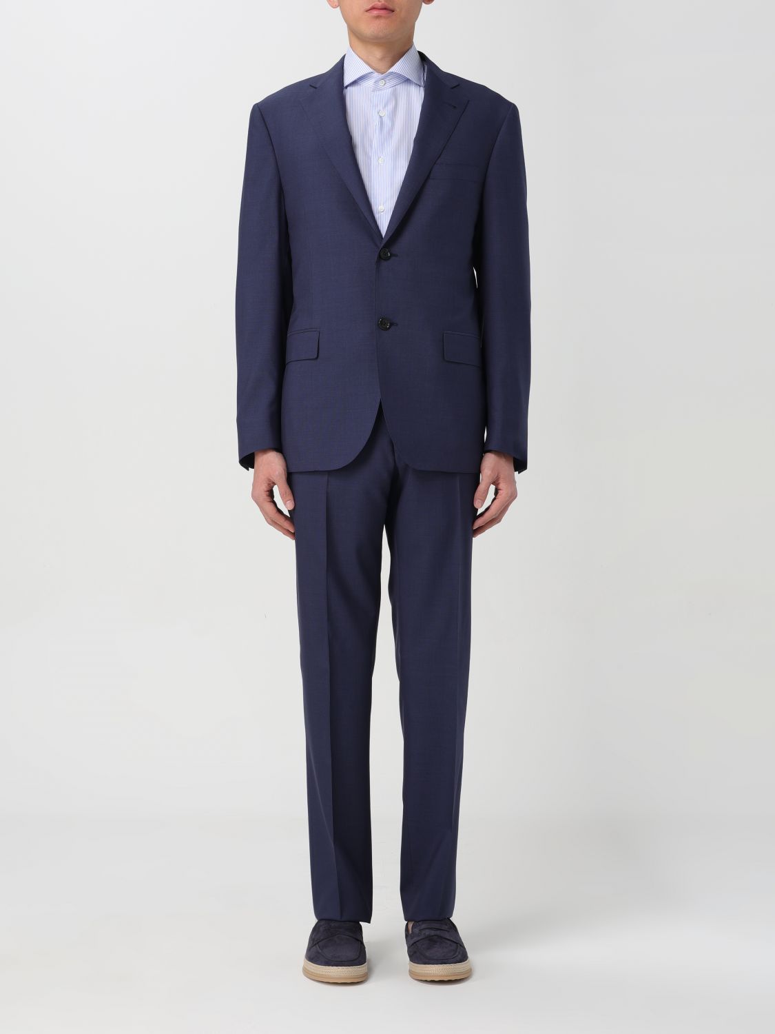 Corneliani Suit  Men Color Blue