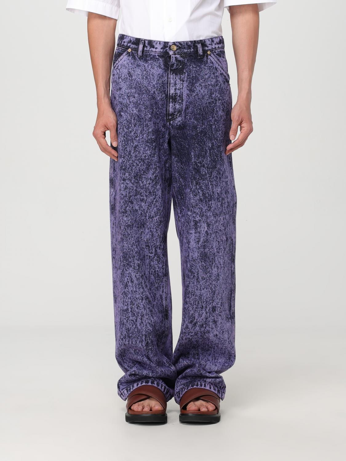 Shop Marni Jeans Men Color Blue