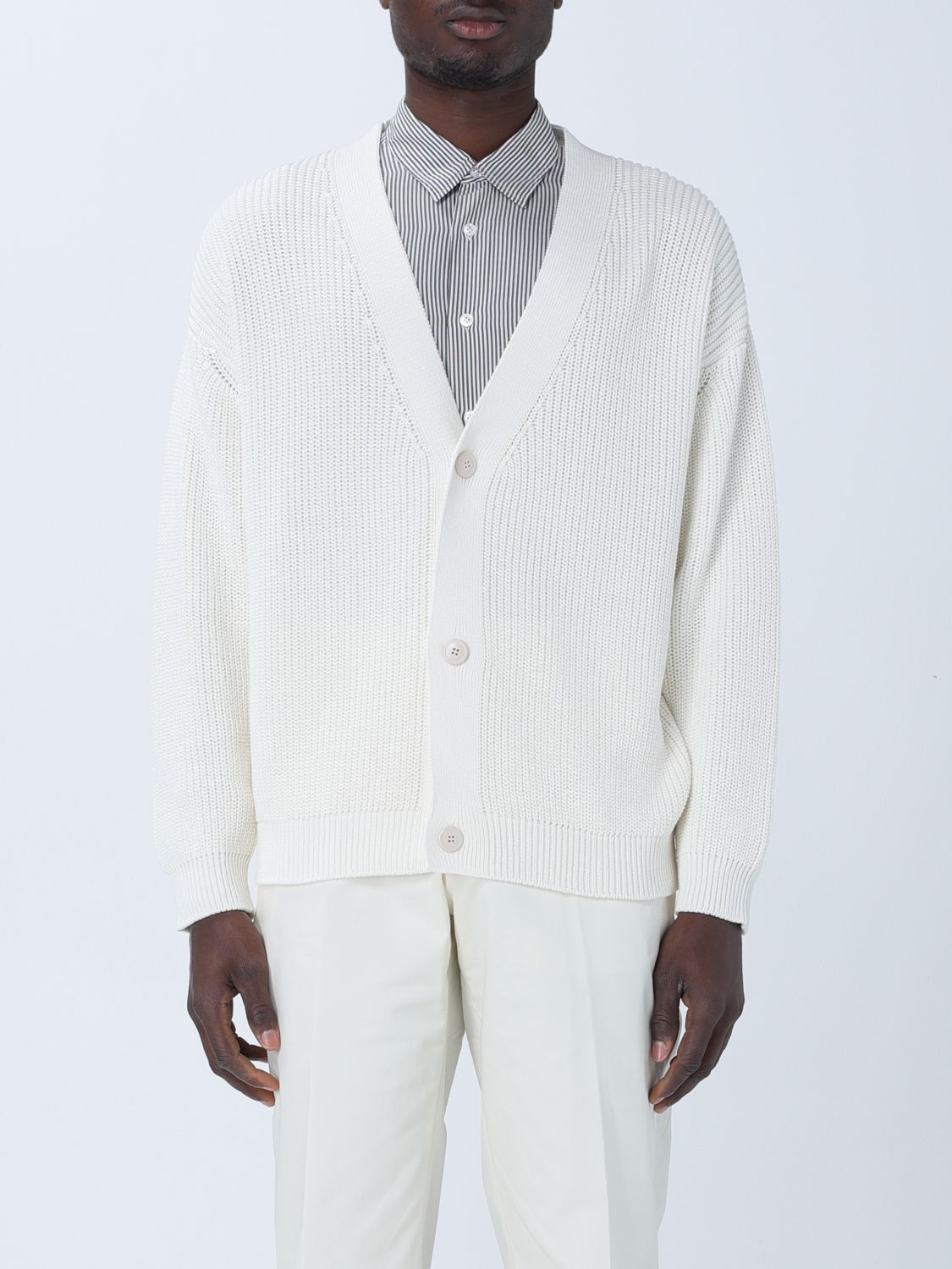 Shop Lardini Sweater  Men Color Ivory