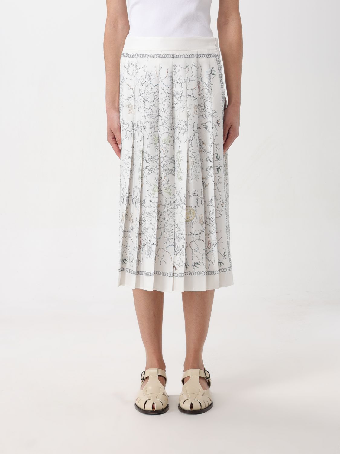 Shop Fabiana Filippi Skirt  Woman Color White