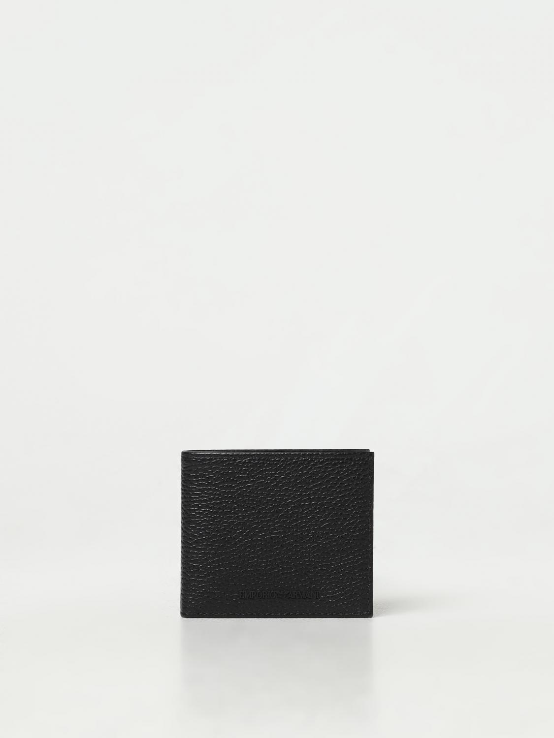 Emporio Armani Wallet Men Color Black In Black