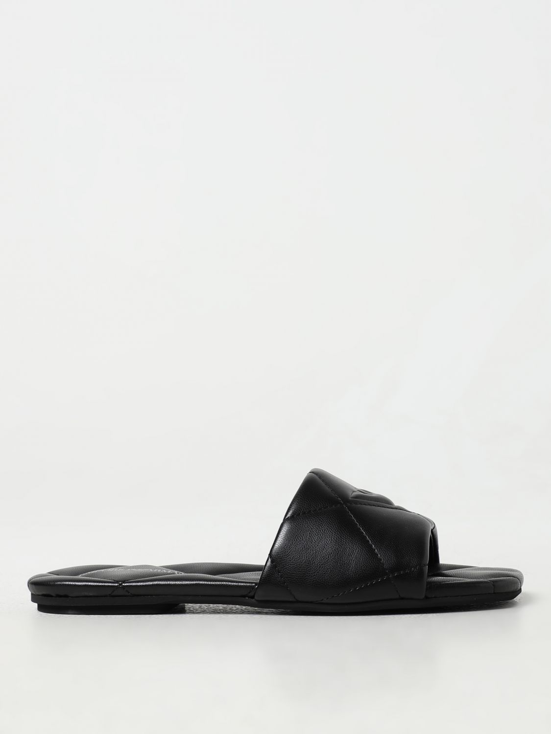 Shop Emporio Armani Flat Sandals  Woman Color Black