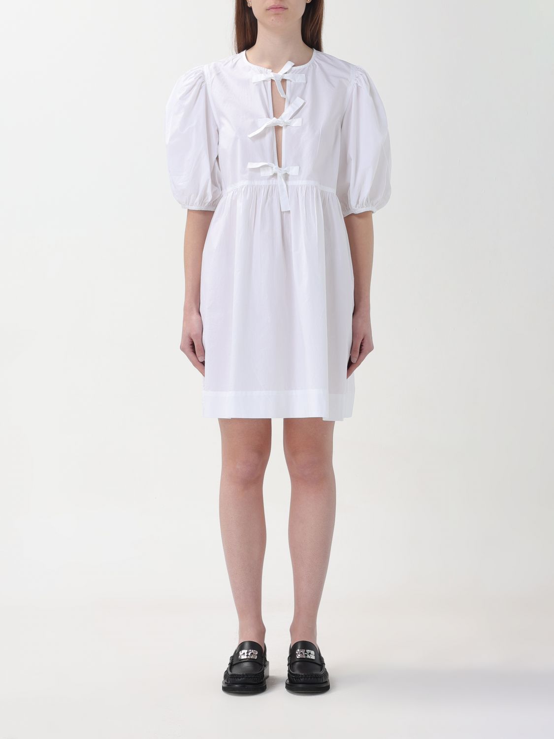 Ganni Dress  Woman Color White