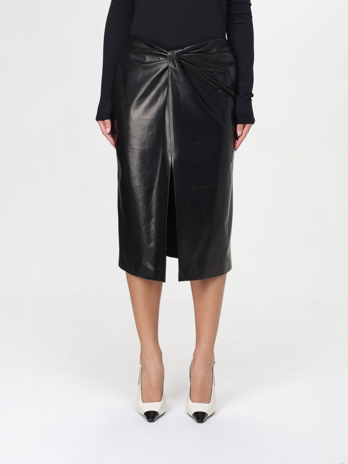 skirt saint laurent woman colour black