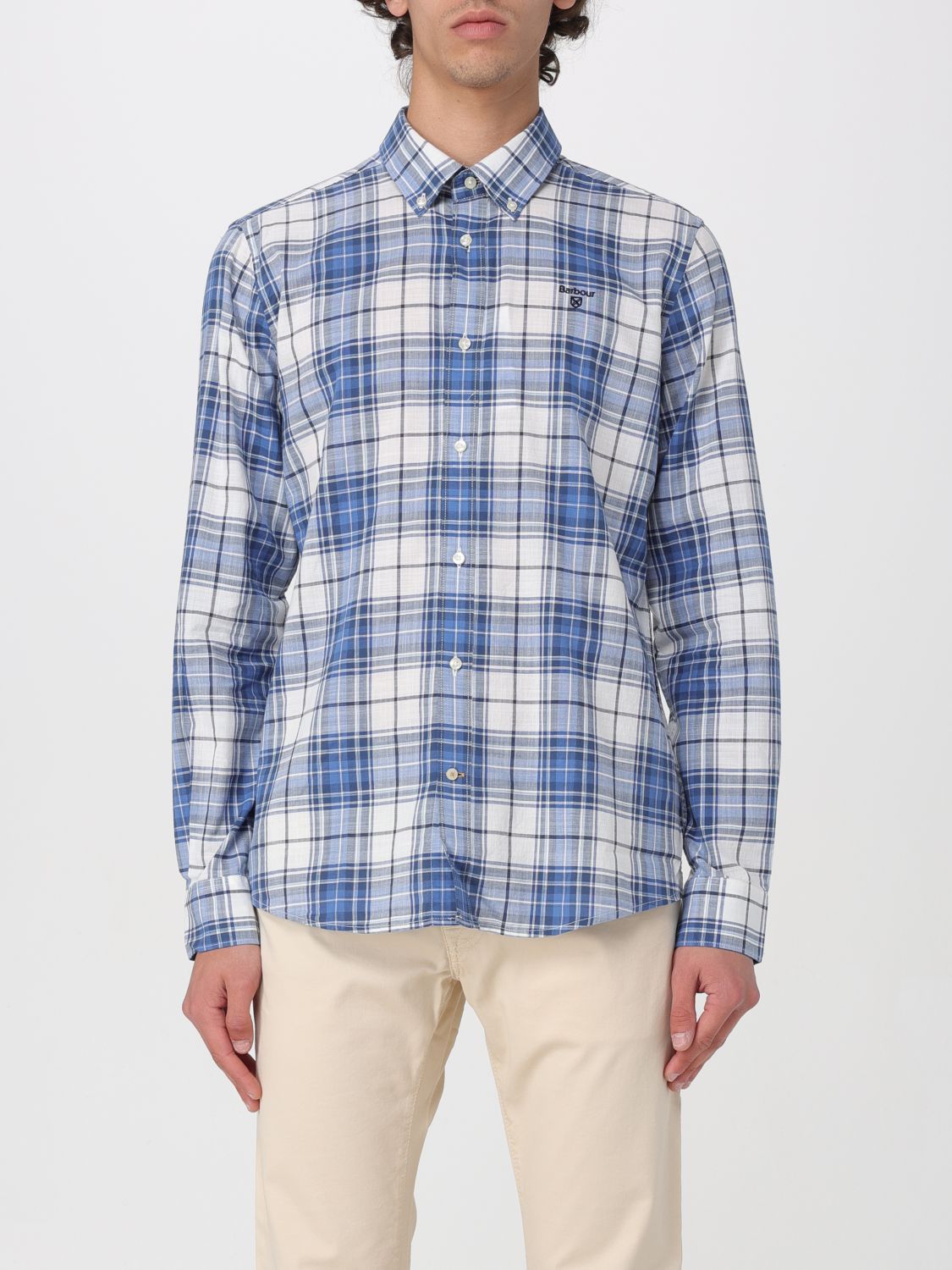 Shop Barbour Shirt  Men Color Blue