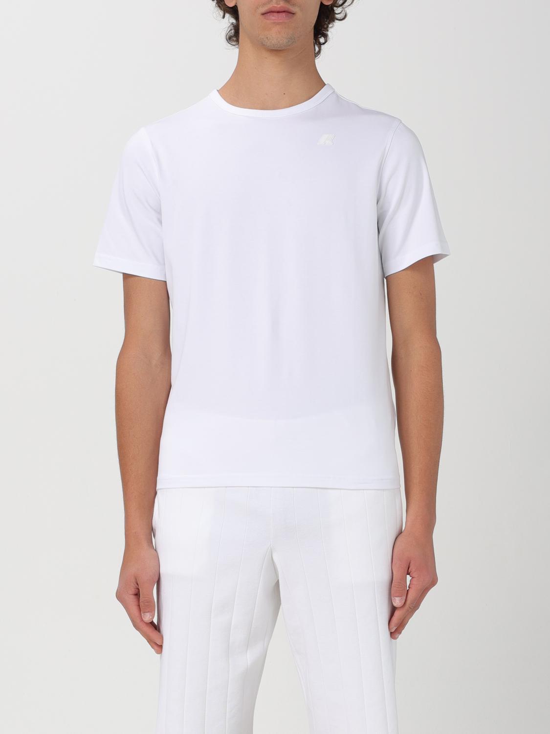 K-WAY T-SHIRT K-WAY MEN COLOR WHITE F40163001