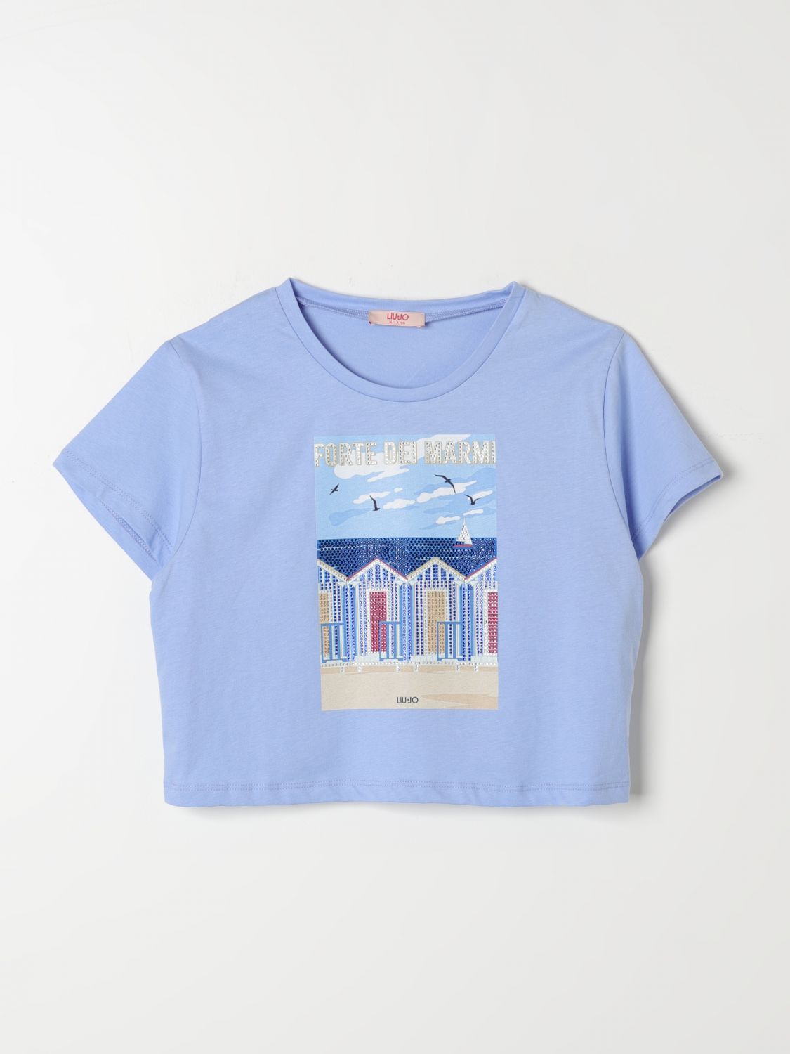 Liu •jo T-shirt Liu Jo Kids Kids In Gnawed Blue