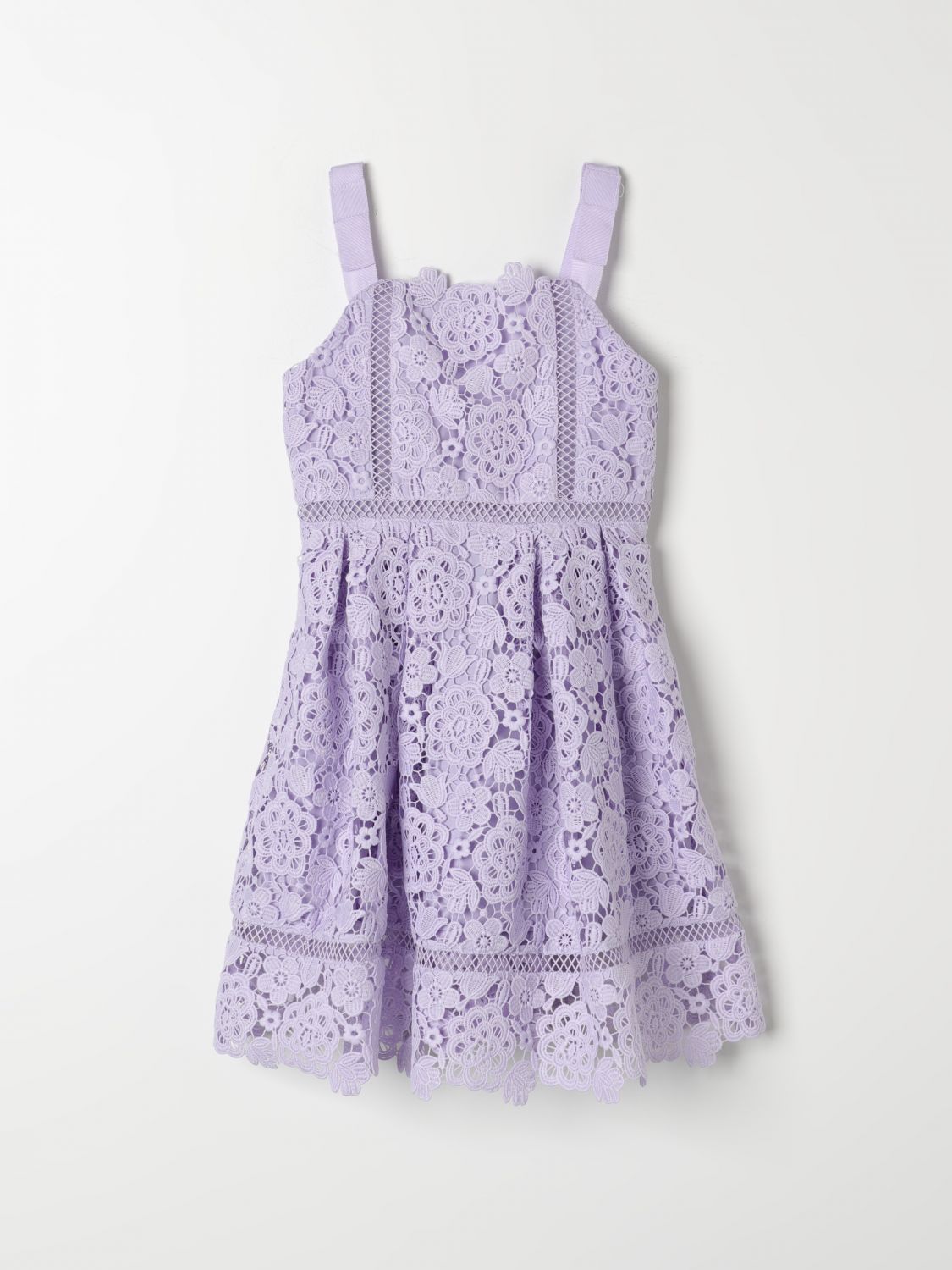 Shop Self-portrait Dress  Kids Color Lilac
