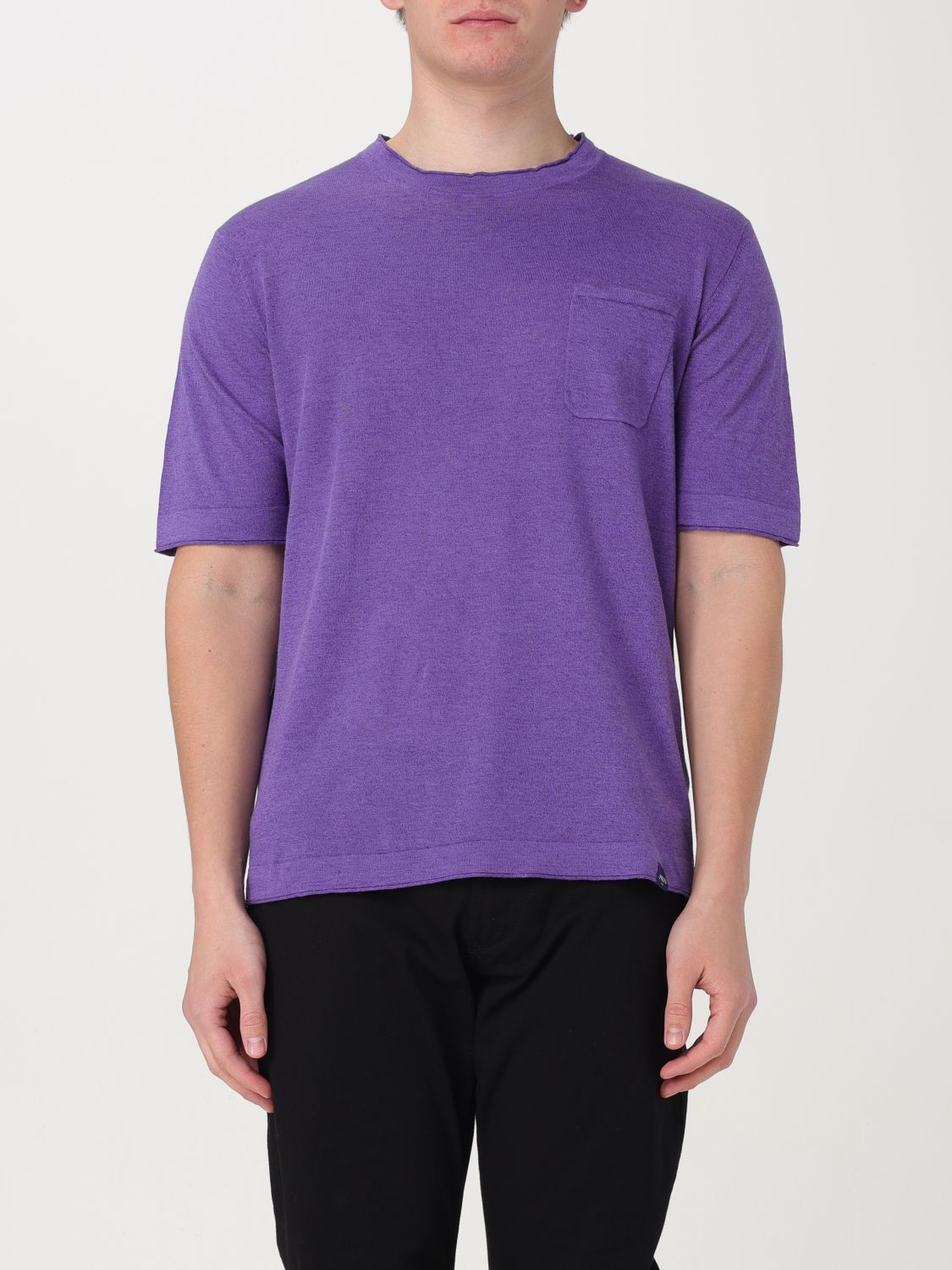 t-shirt palto' men color violet