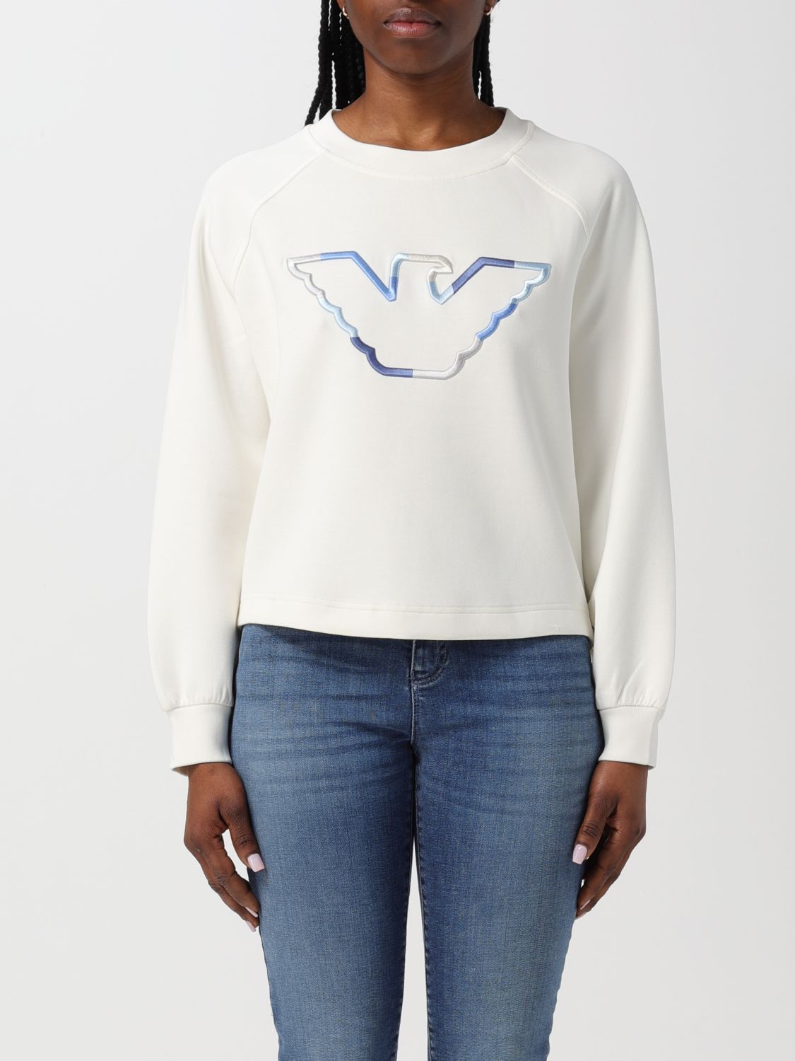 Emporio Armani Sweatshirt  Woman Color White
