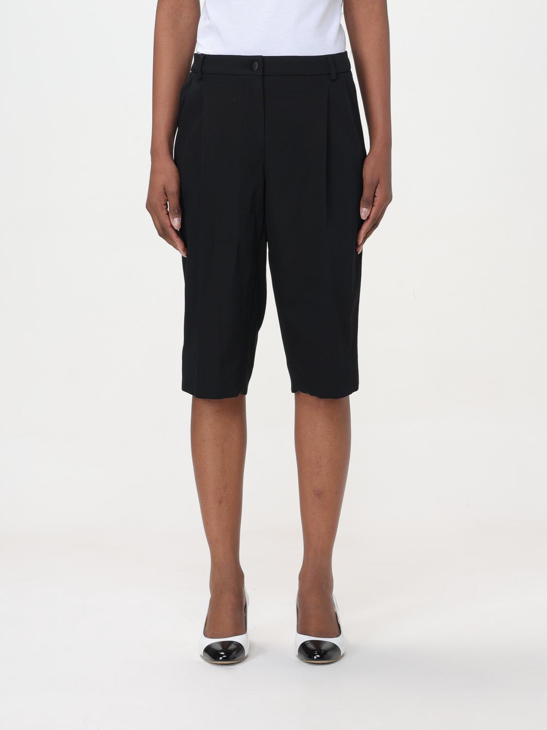 Dolce & Gabbana Short  Woman Color Black In Black