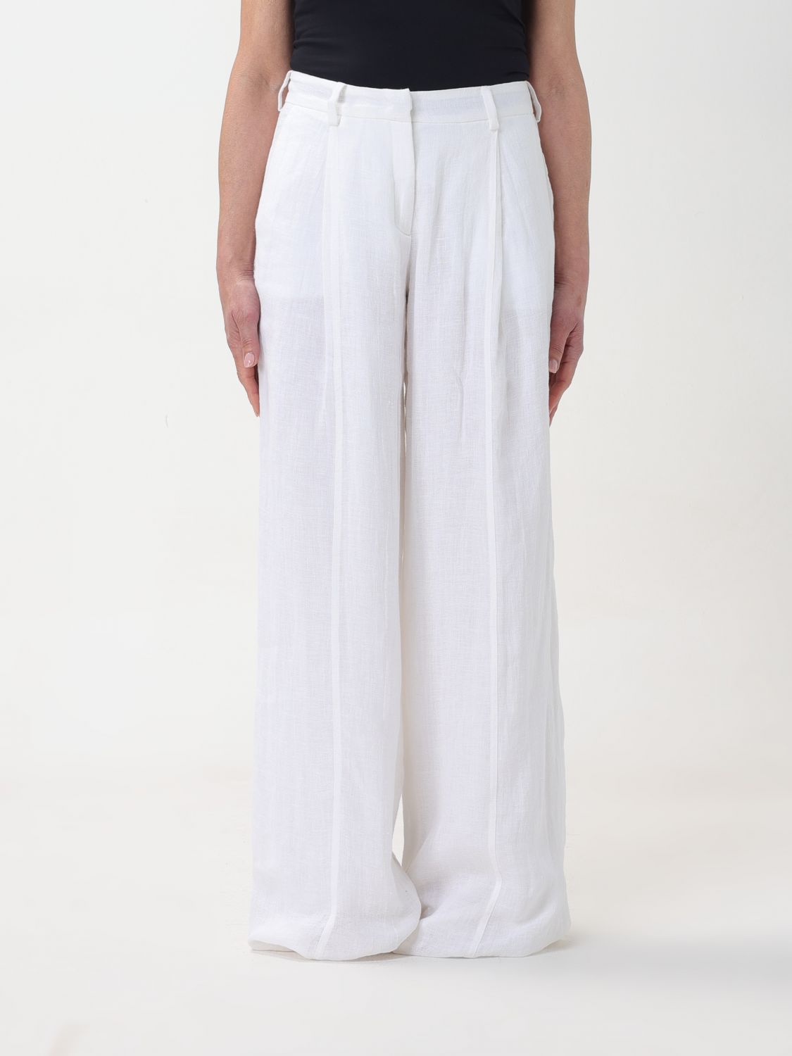 N°21 Trousers N° 21 Woman Colour White
