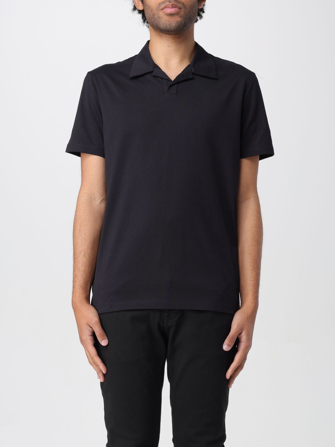 Shop Dondup T-shirt  Men Color Black