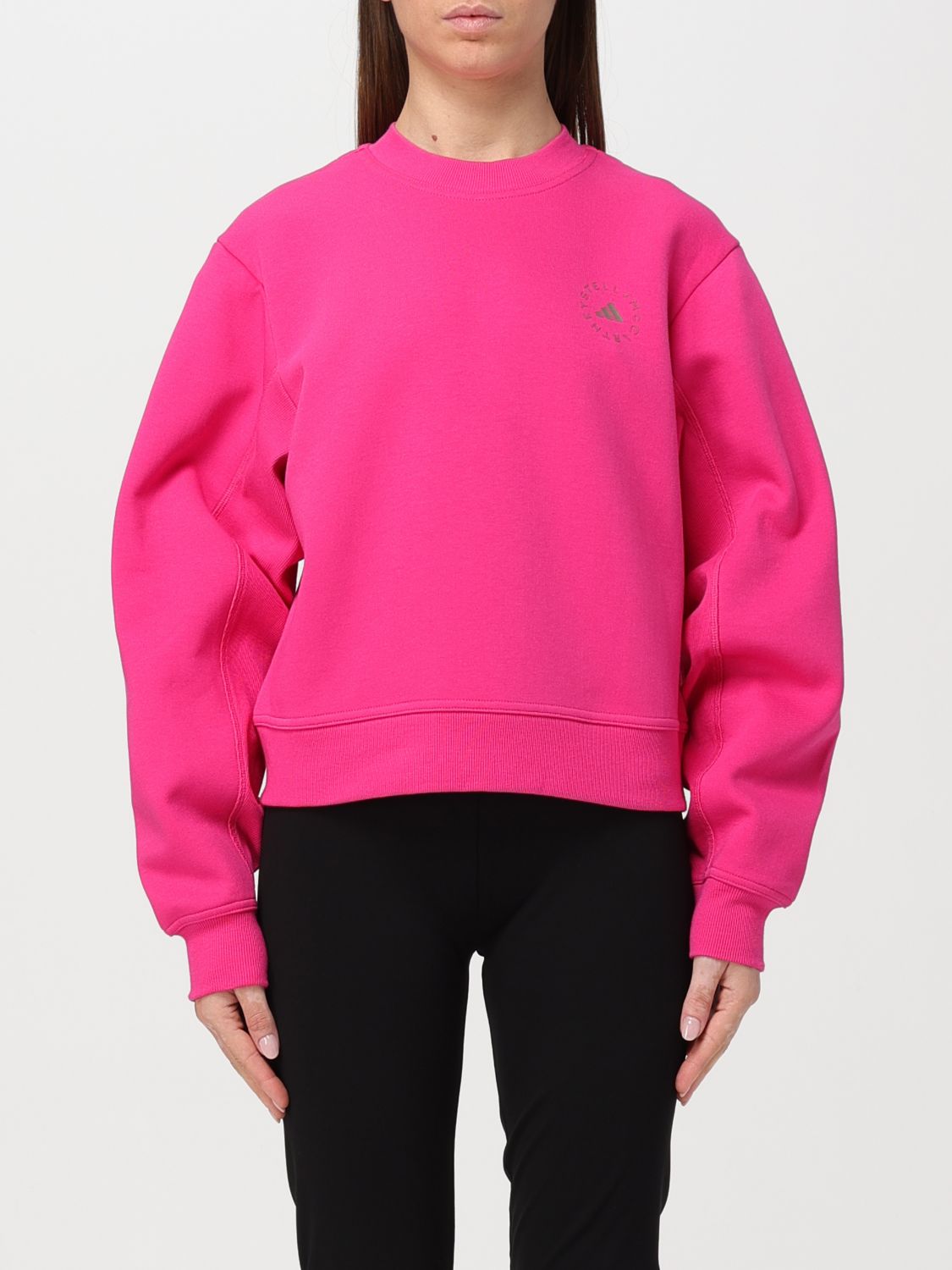 Shop Adidas By Stella Mccartney Sweatshirt  Woman Color Red