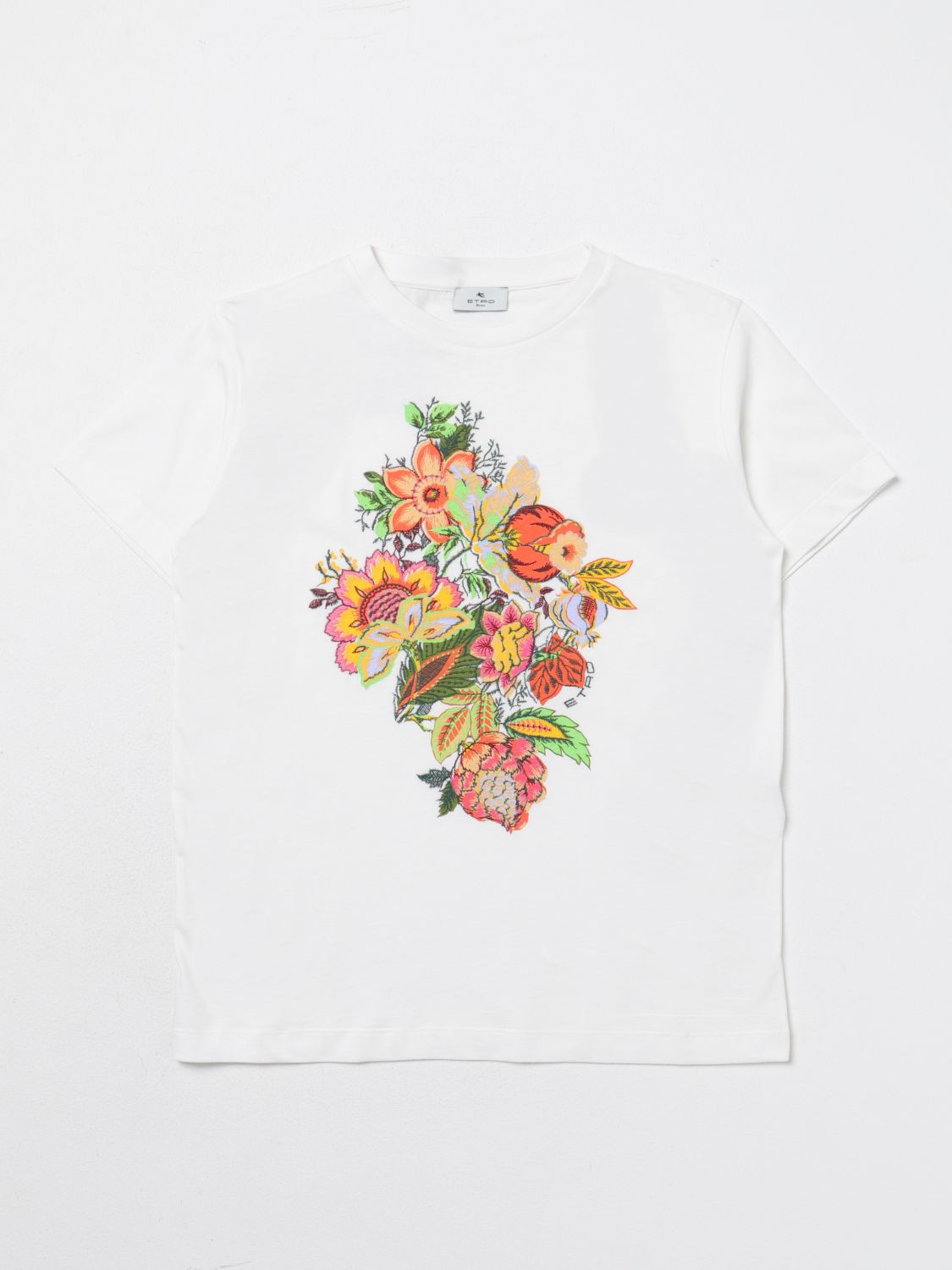 Shop Etro T-shirt  Kids Color White