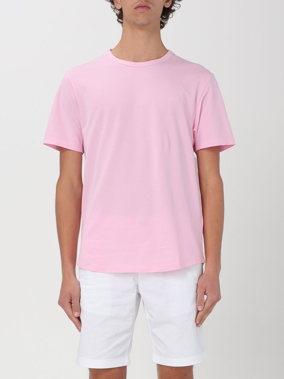 Shop Sun 68 T-shirt  Men Color Cyclamen