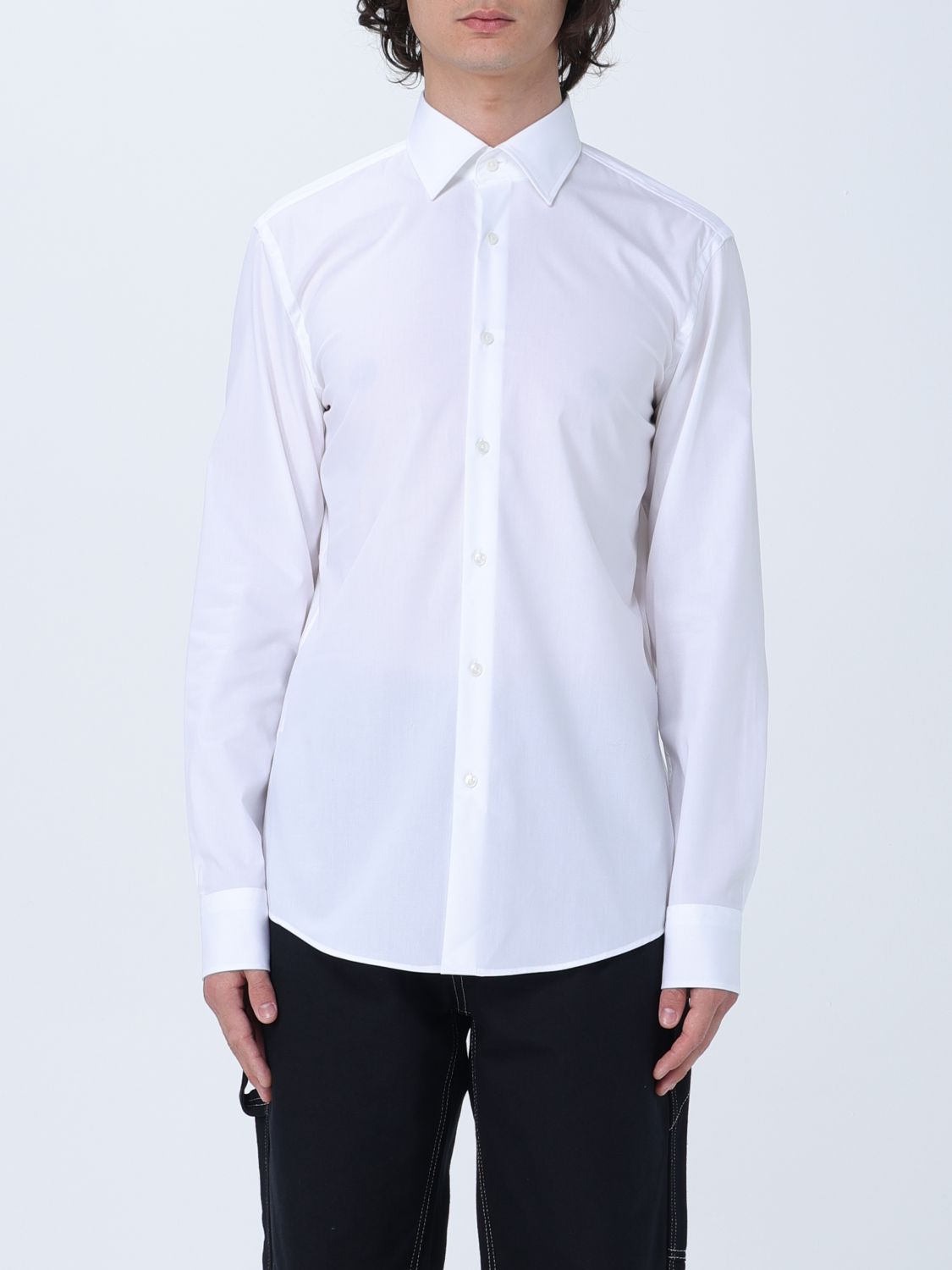 Shop Hugo Boss Shirt Boss Men Color White